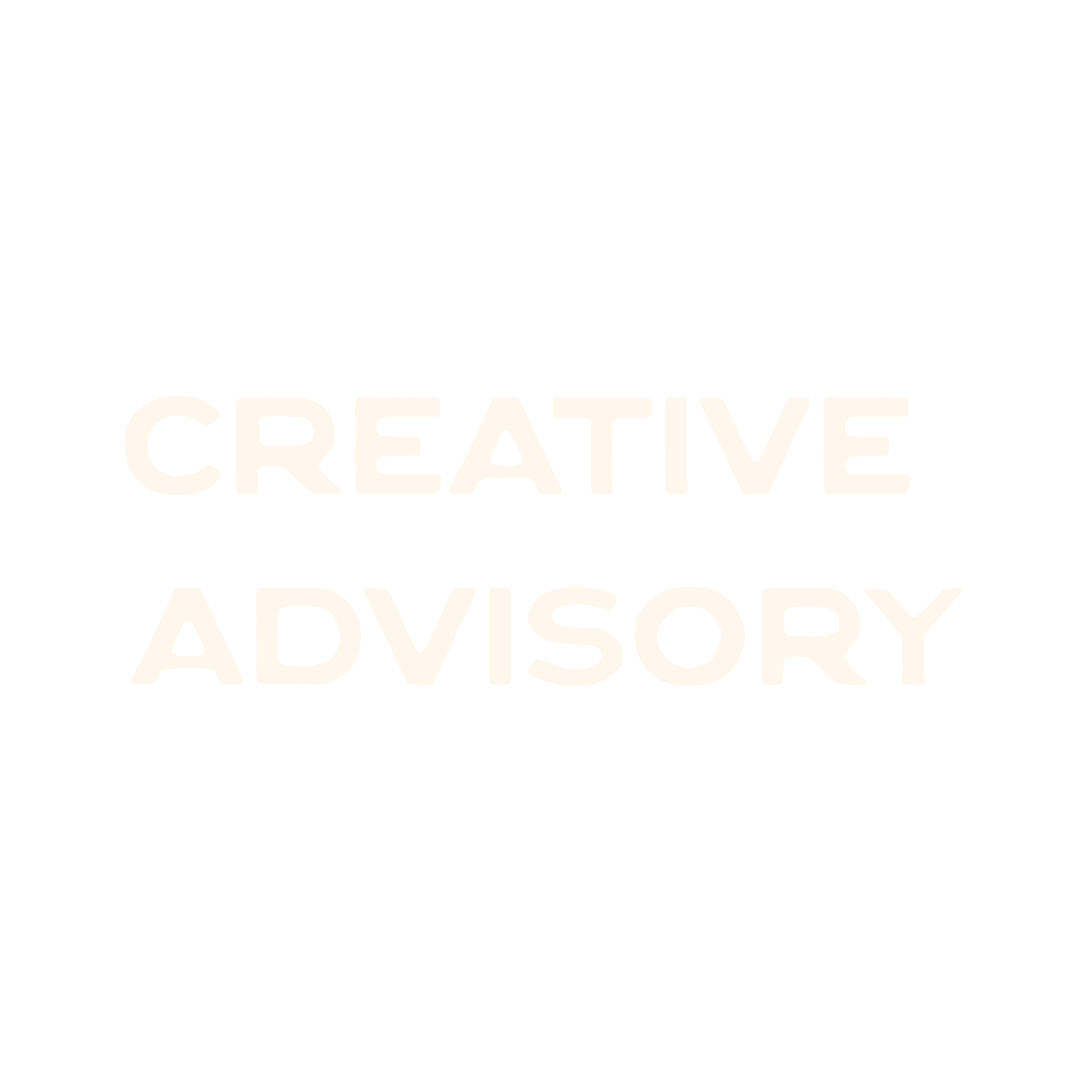 A black square with white text that reads "CREATIVE ADVISORY."