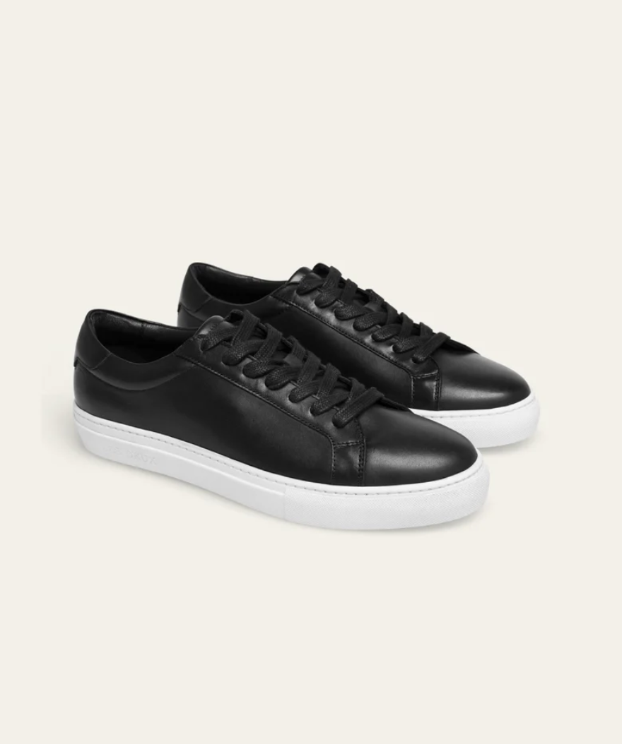 Theodor Leather Sneaker Svart