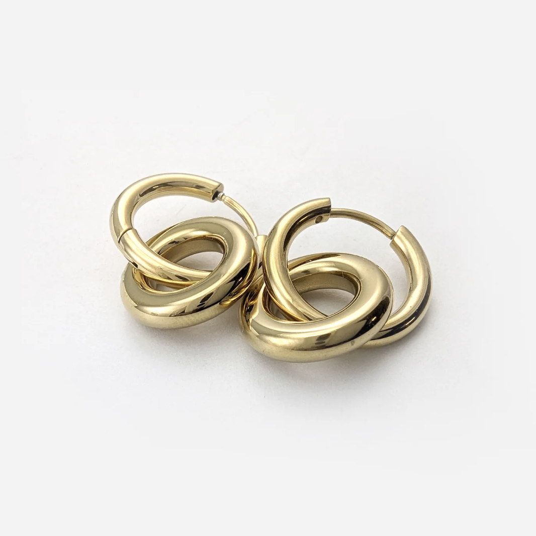 Loop Earrings - Gold
