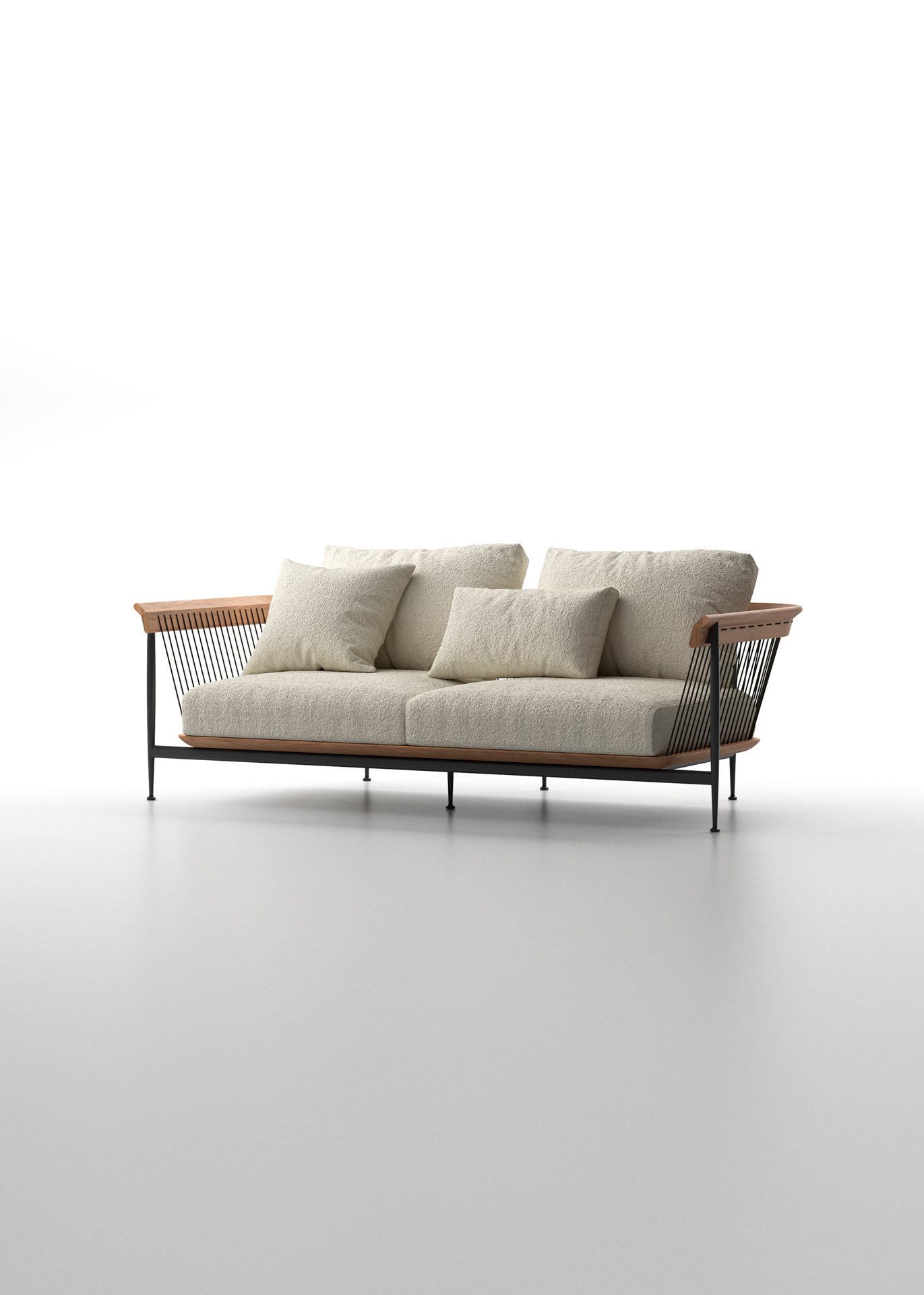 CGI, art direction and editorial design. Otazen. Teak Outdoor Furniture vol. III. 2024.