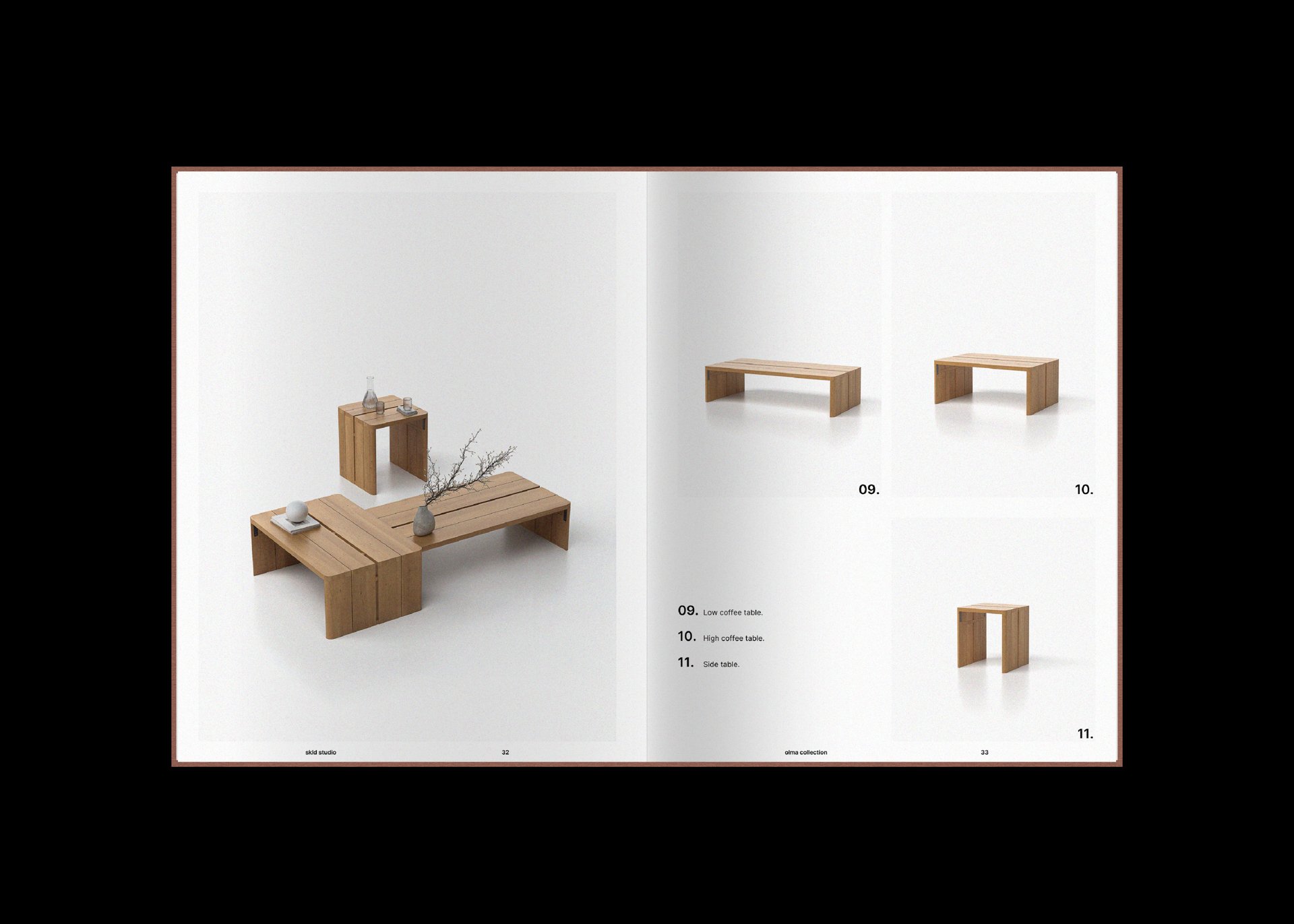 Editorial design, CGI and art direction. SKLD Studio. Catalog vol. II. 2025.