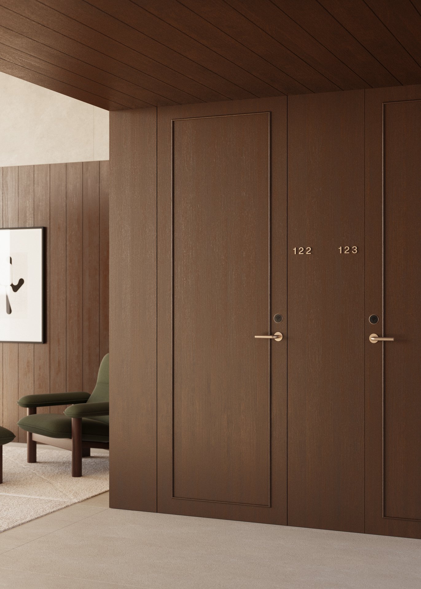 Art direction, CGI and editorial design. PROMA. Interihotel brochure. 2024.