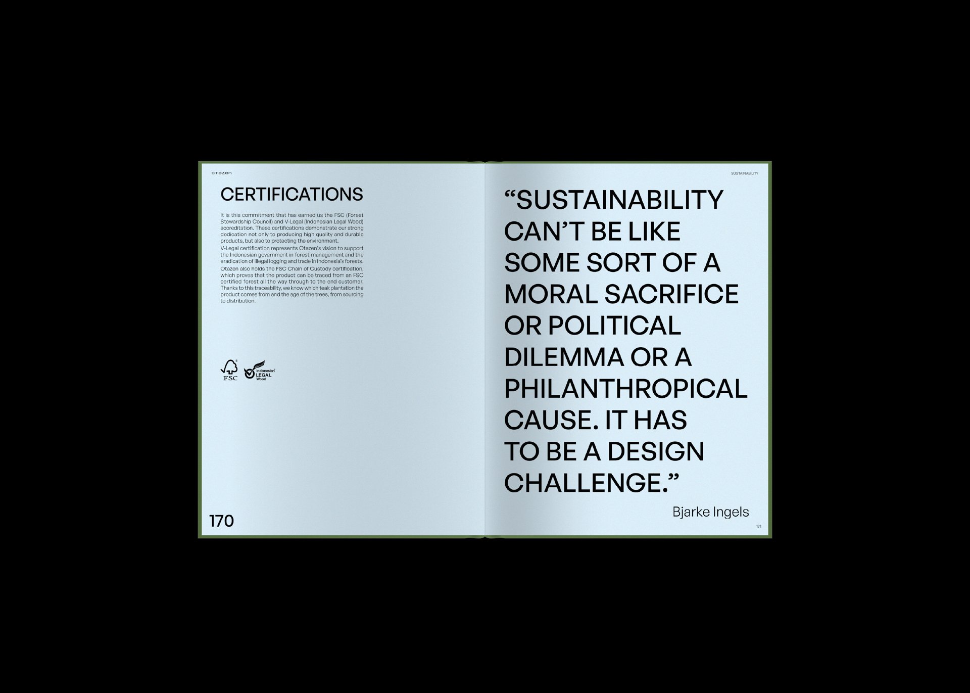 Editorial design, CGI and art direction. Otazen. Teak Outdoor Furniture vol. III. 2024.