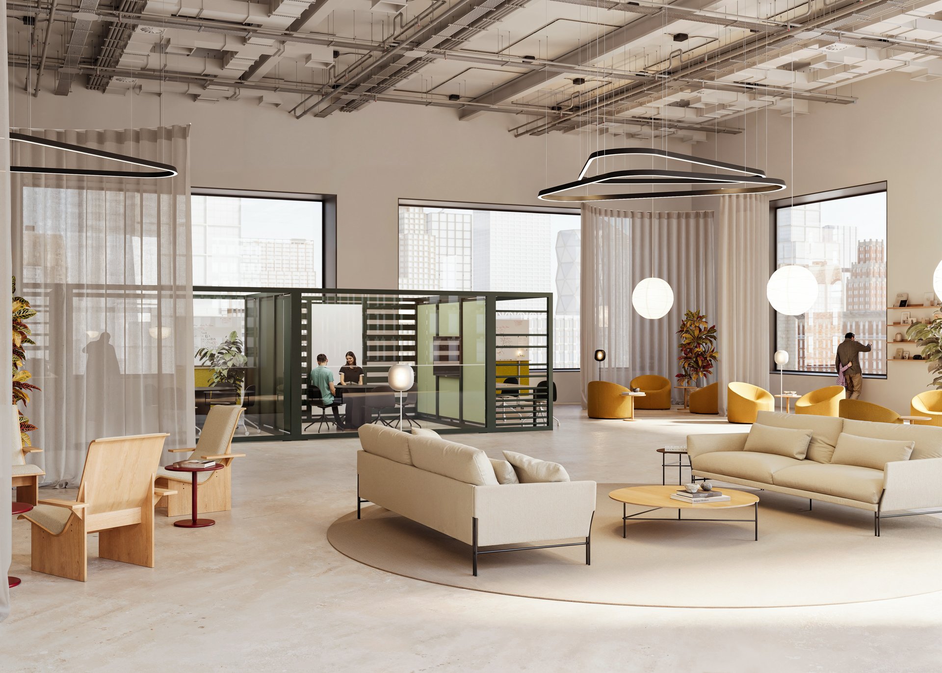 Art direction and CGI. Omelette Editions. New workspaces. 2025.