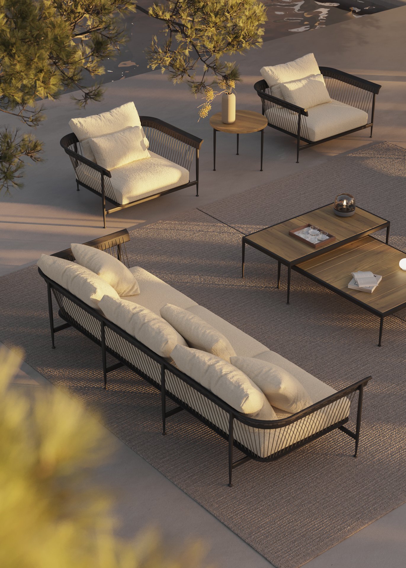 CGI, art direction and editorial design. Otazen. Teak Outdoor Furniture vol. III. 2024.