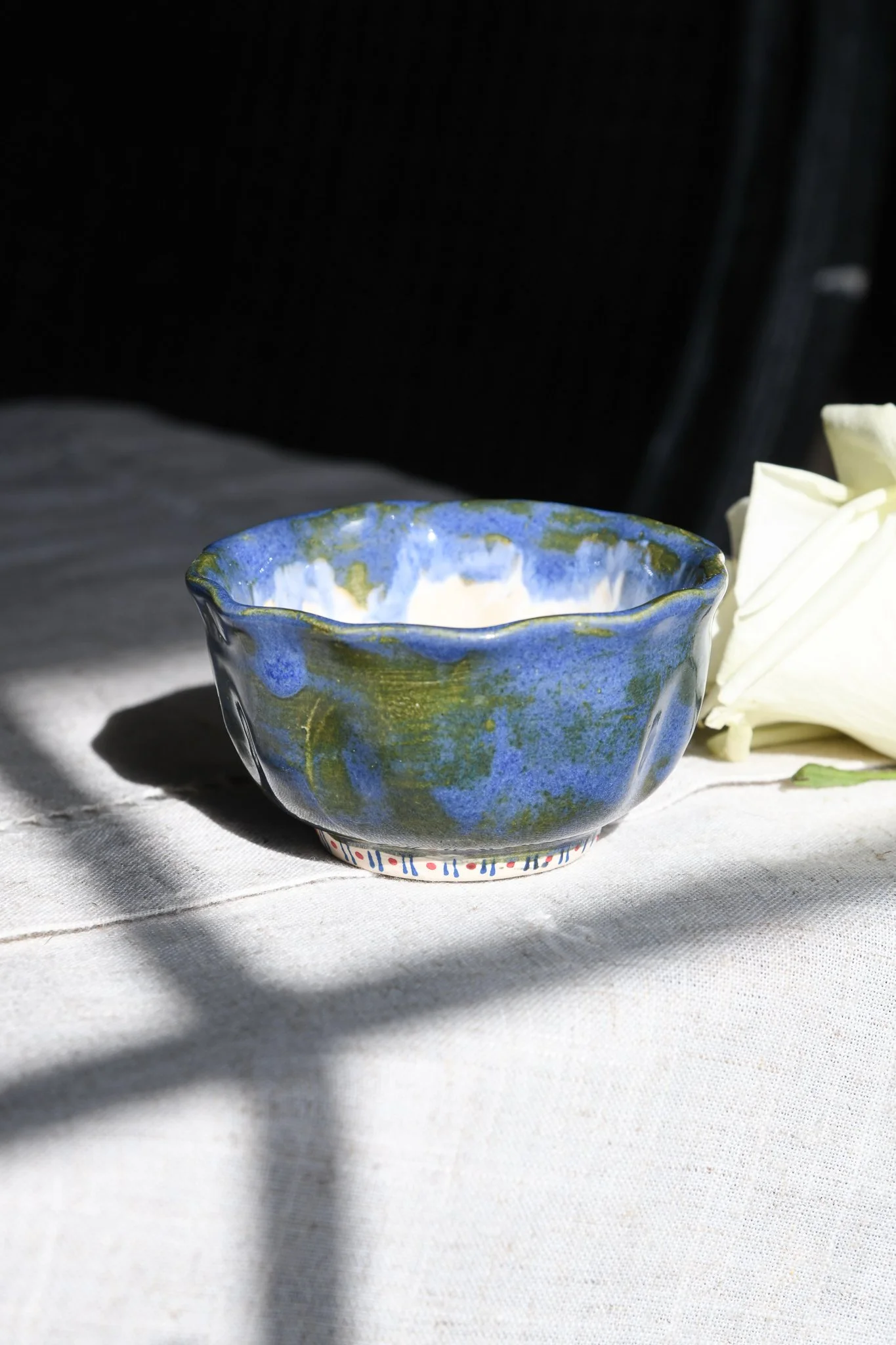 Blue Drippy Armadillo Bowl.jpg