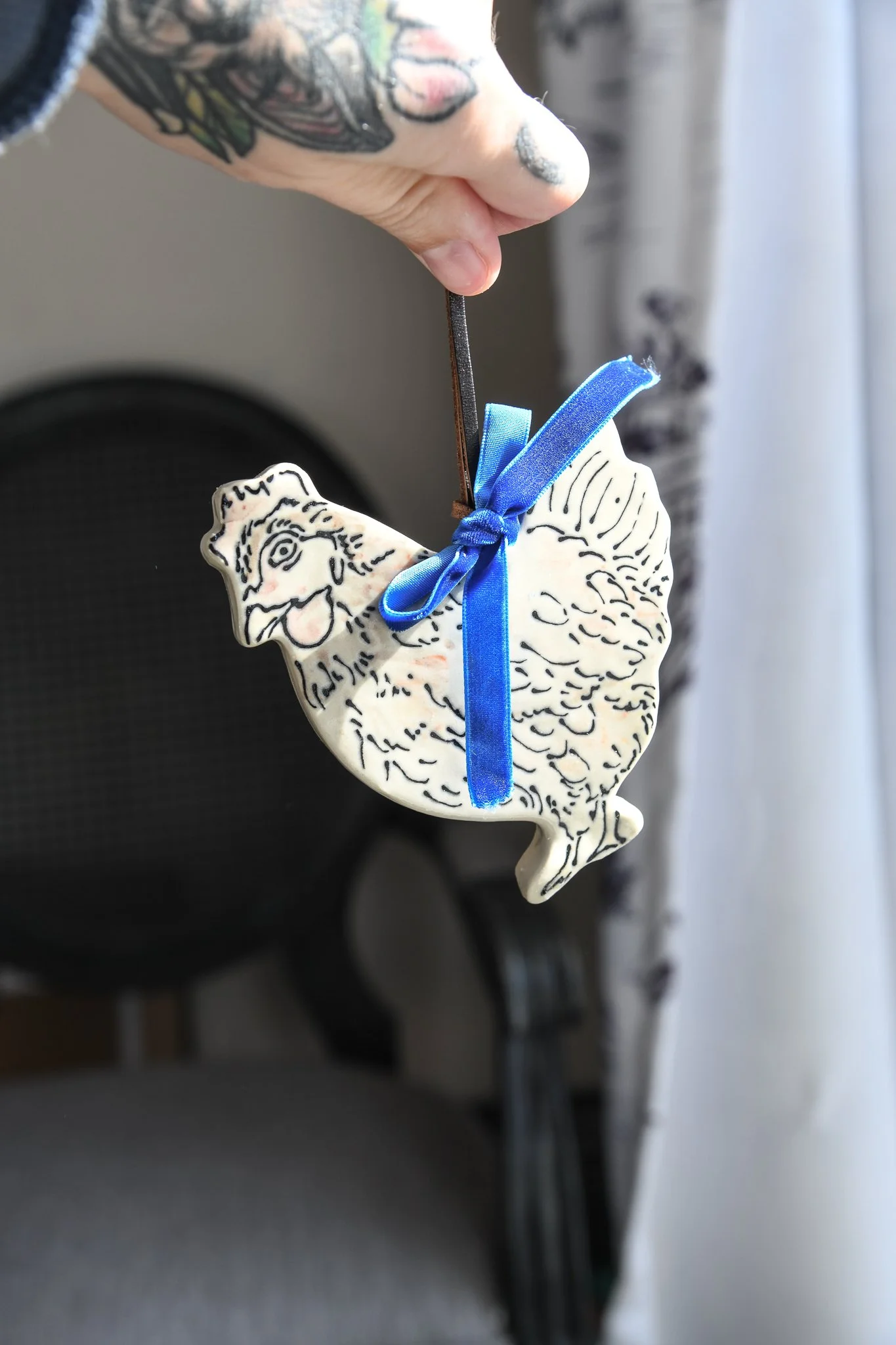 Chicken w_ Eye Ornament.jpg