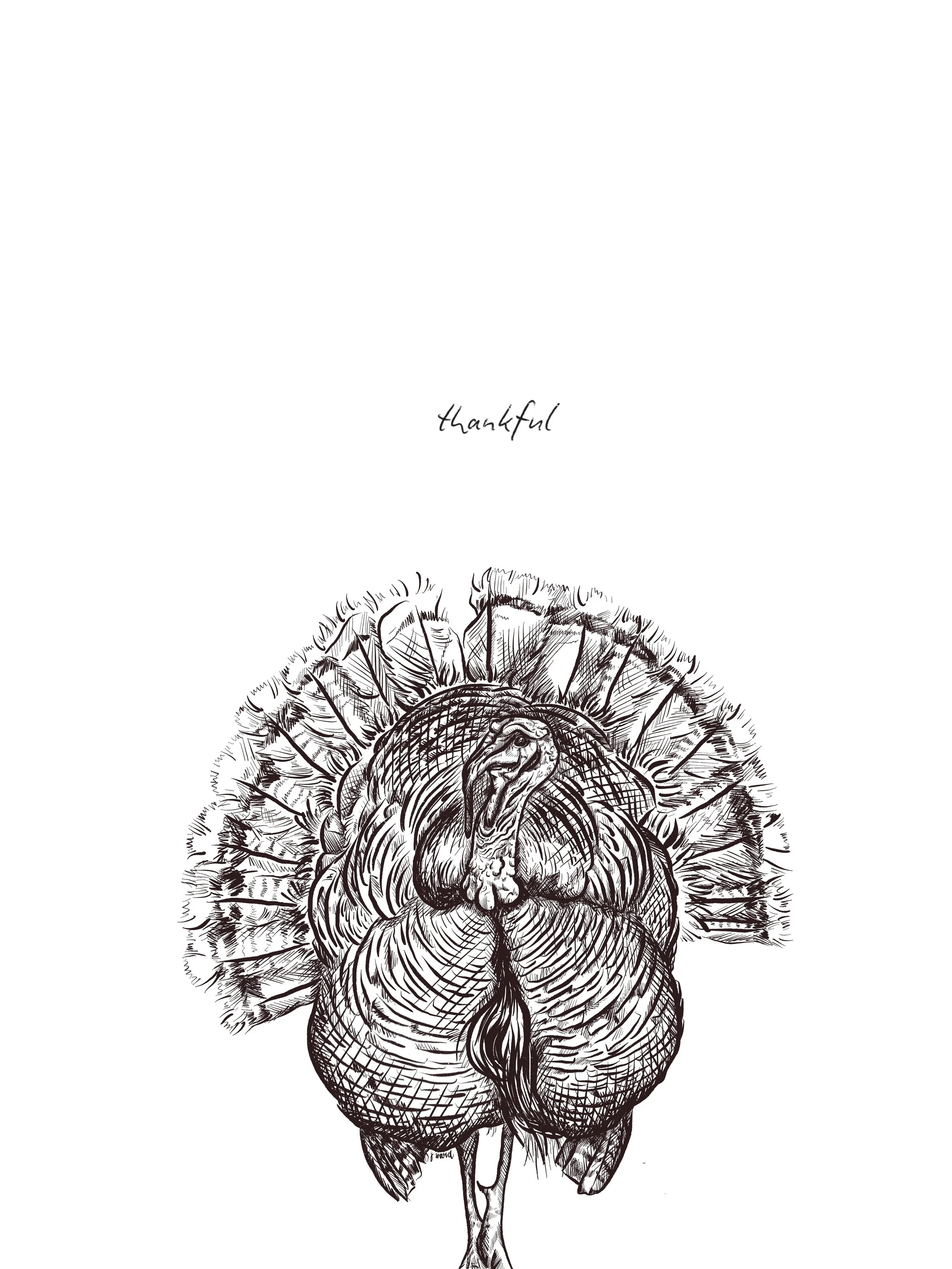 Thankful Turkery Poster