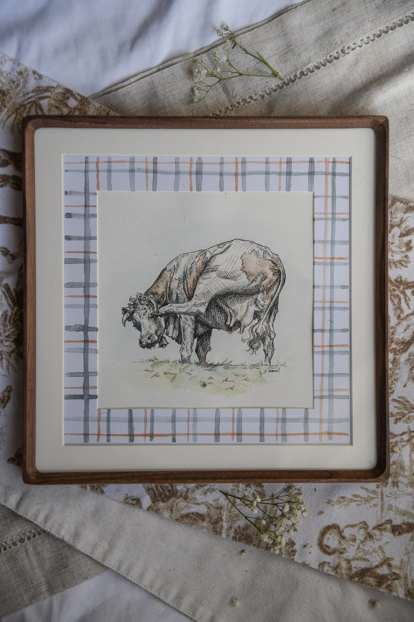 Cow Scratching 8x8 Painting-1.jpg