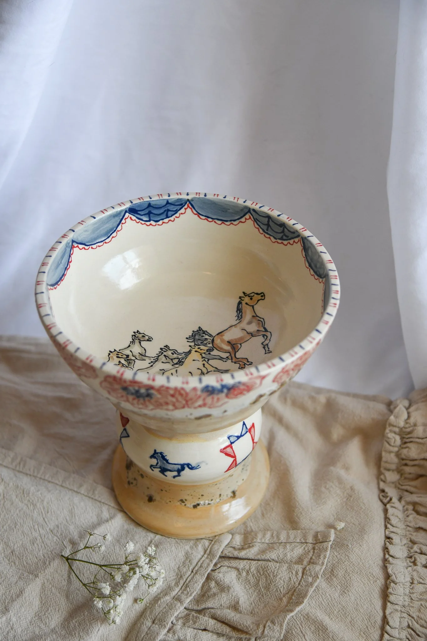 Horses Pedestal Bowl1.jpg