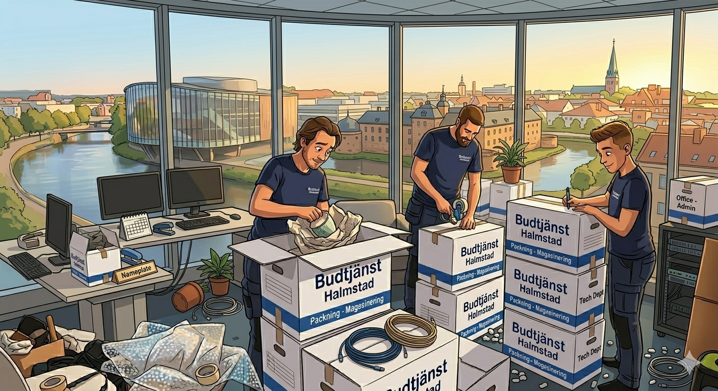 Kontorsflytt Företagsflytt Halmstad