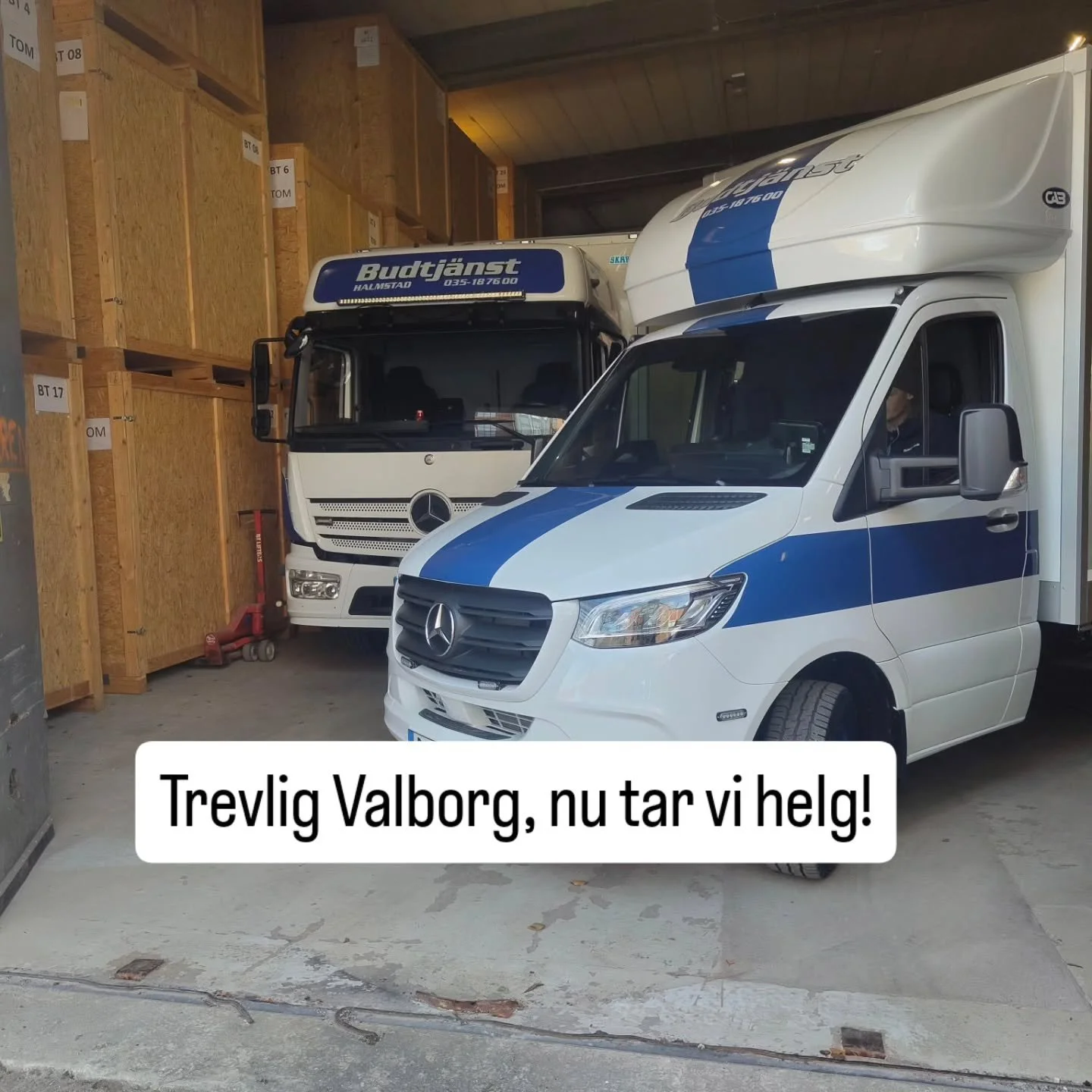 Kort vecka, underbart v&auml;der. Njut av solen ☀️ v&auml;rmen och kanske t.o.m. valborgsm&auml;ssob&aring;l, &auml;ven kallat majbrasa. Kl. 19.30 i centrum.

Trevlig helg!

www.budtjanst.com

#valborgsm&auml;ssoafton #Flyttfirma #Helg #Halmstad