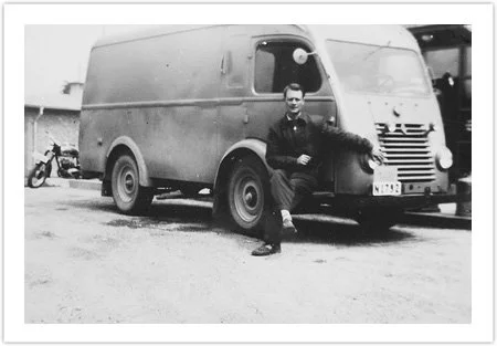 Ebbe Johansson i slutet av 1940-talet