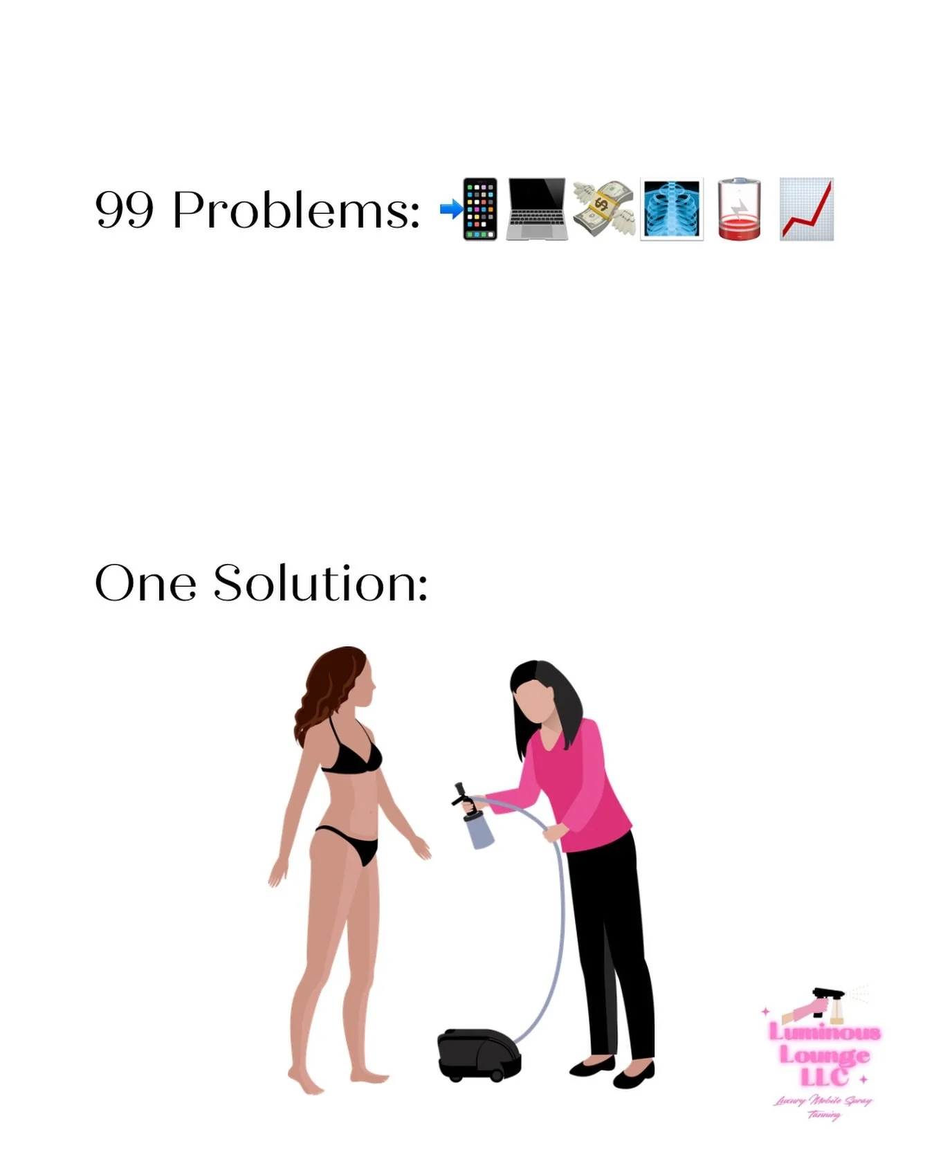 I don&rsquo;t make the rules. I&rsquo;m just an example of personal experience. 💖💁&zwj;♀️
Book your 2026 glow now! 
.
.
.
.
#spraytan #tan #clermontfl #orlandofl #tanning