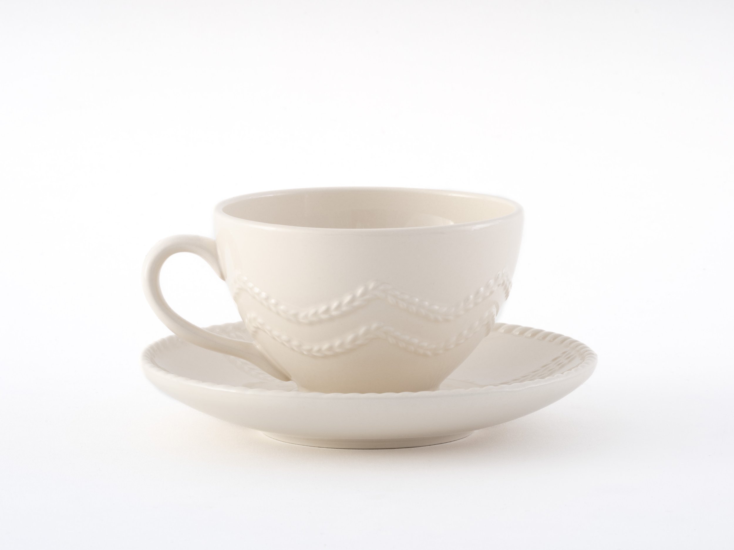 Aranware Knit Cup & Saucer