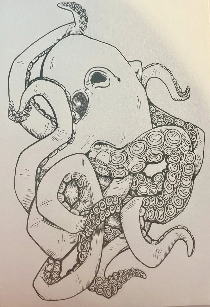 Octopus;  Pen