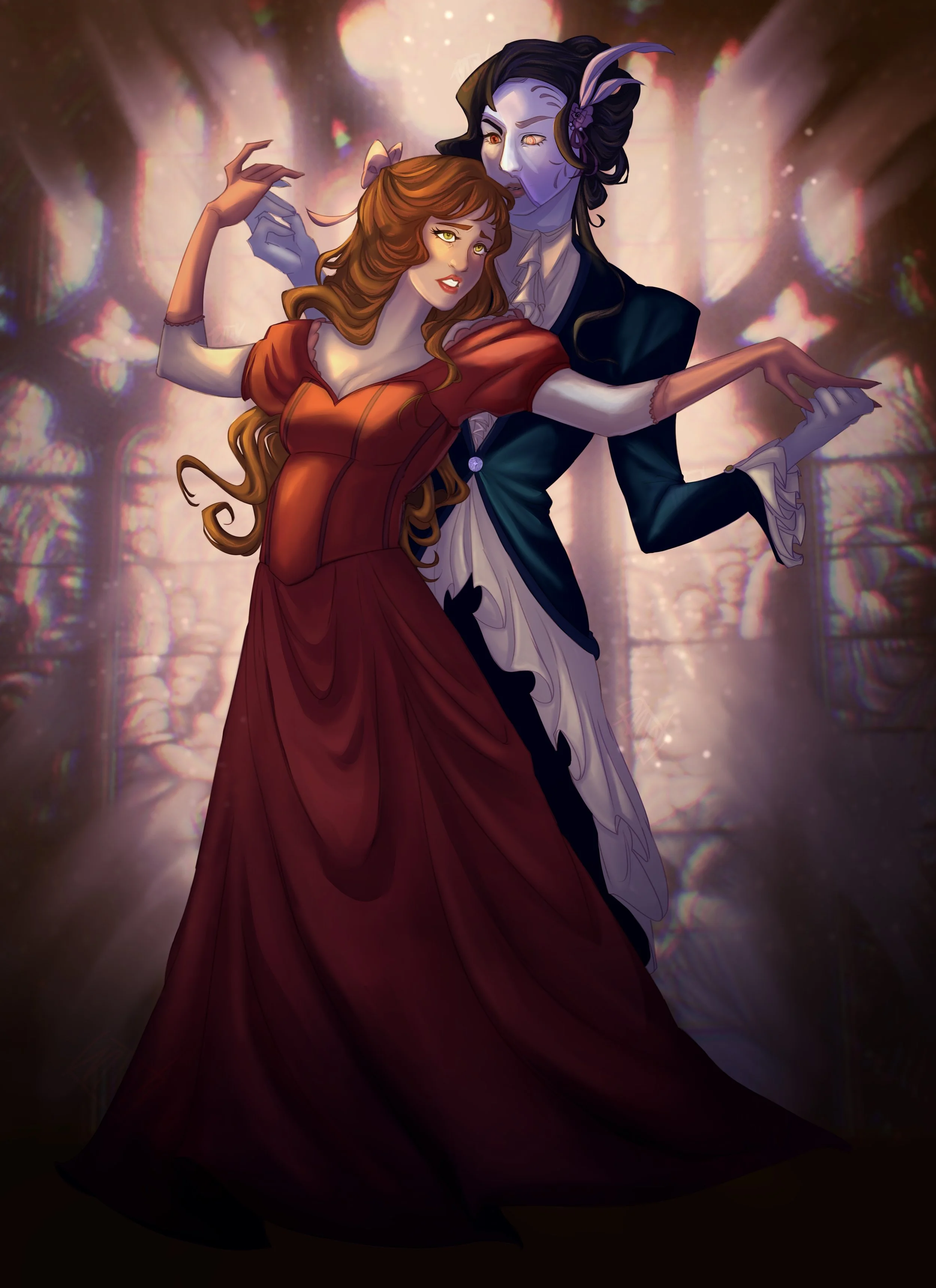 Phantom and Christine 