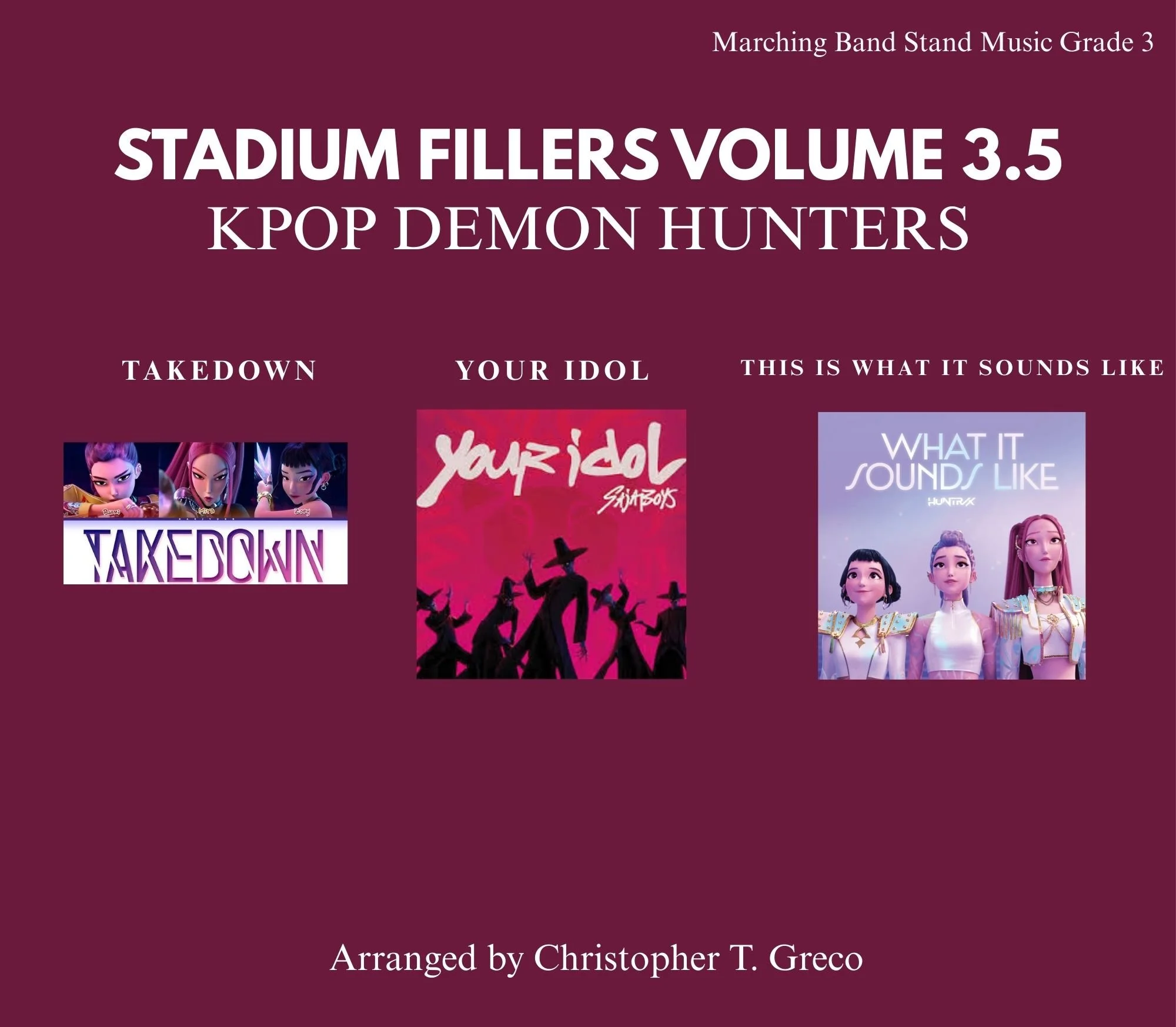 STADIUM FILLER VOLUME 3.5 :KPOP Demon Hunters