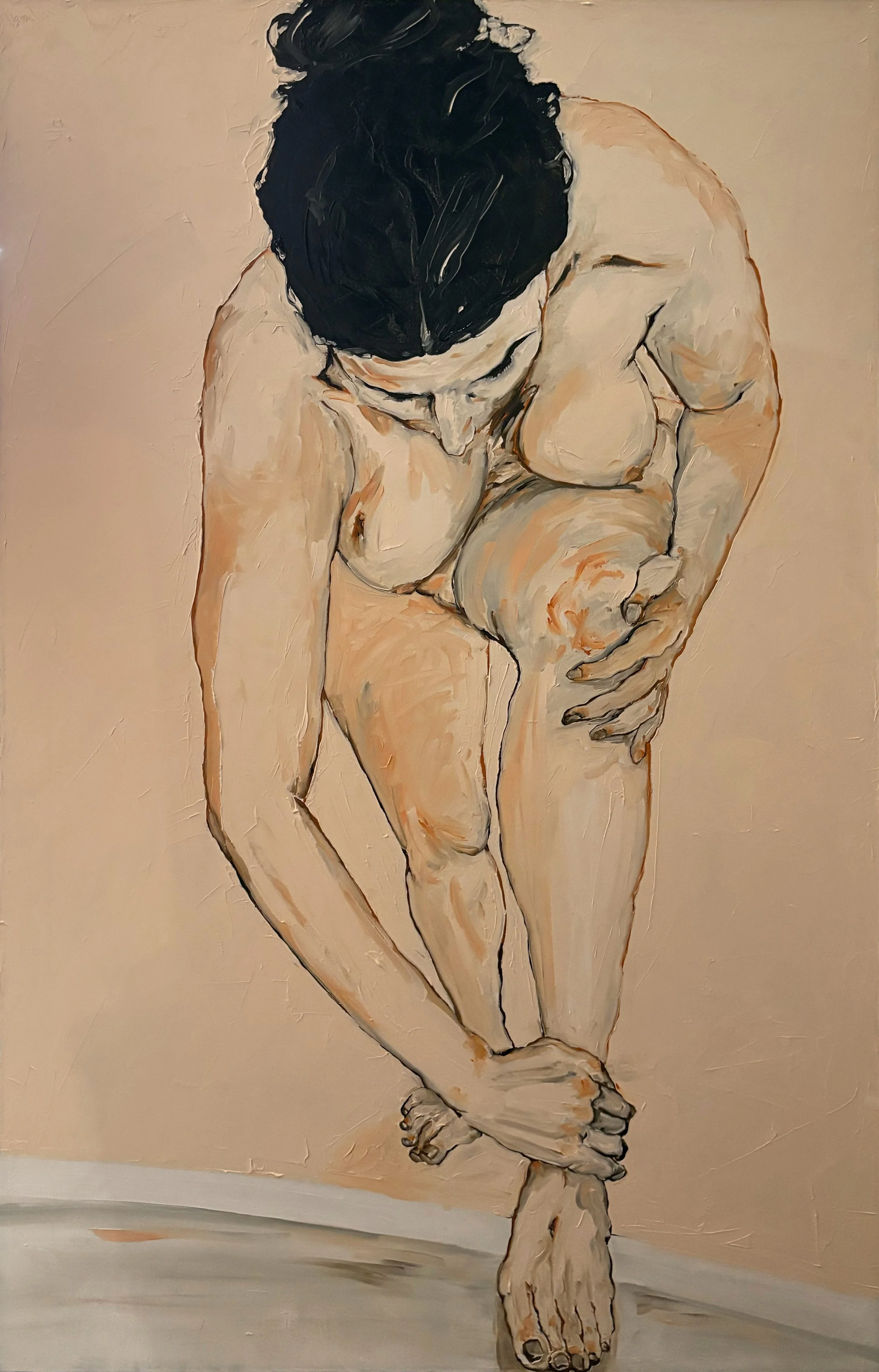 Tranquility after chaos. 
Oil on canvas, 57 x 37 in., 2026