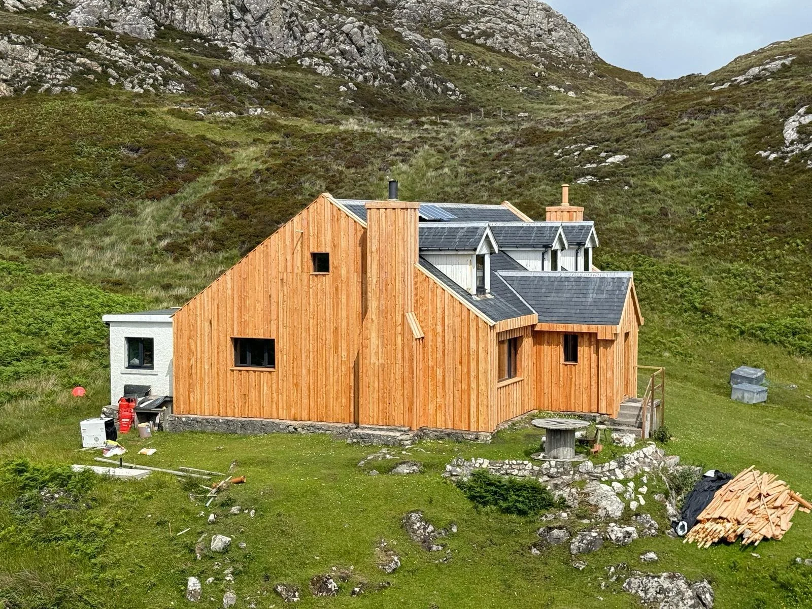 Renovations of the Ronay house underway