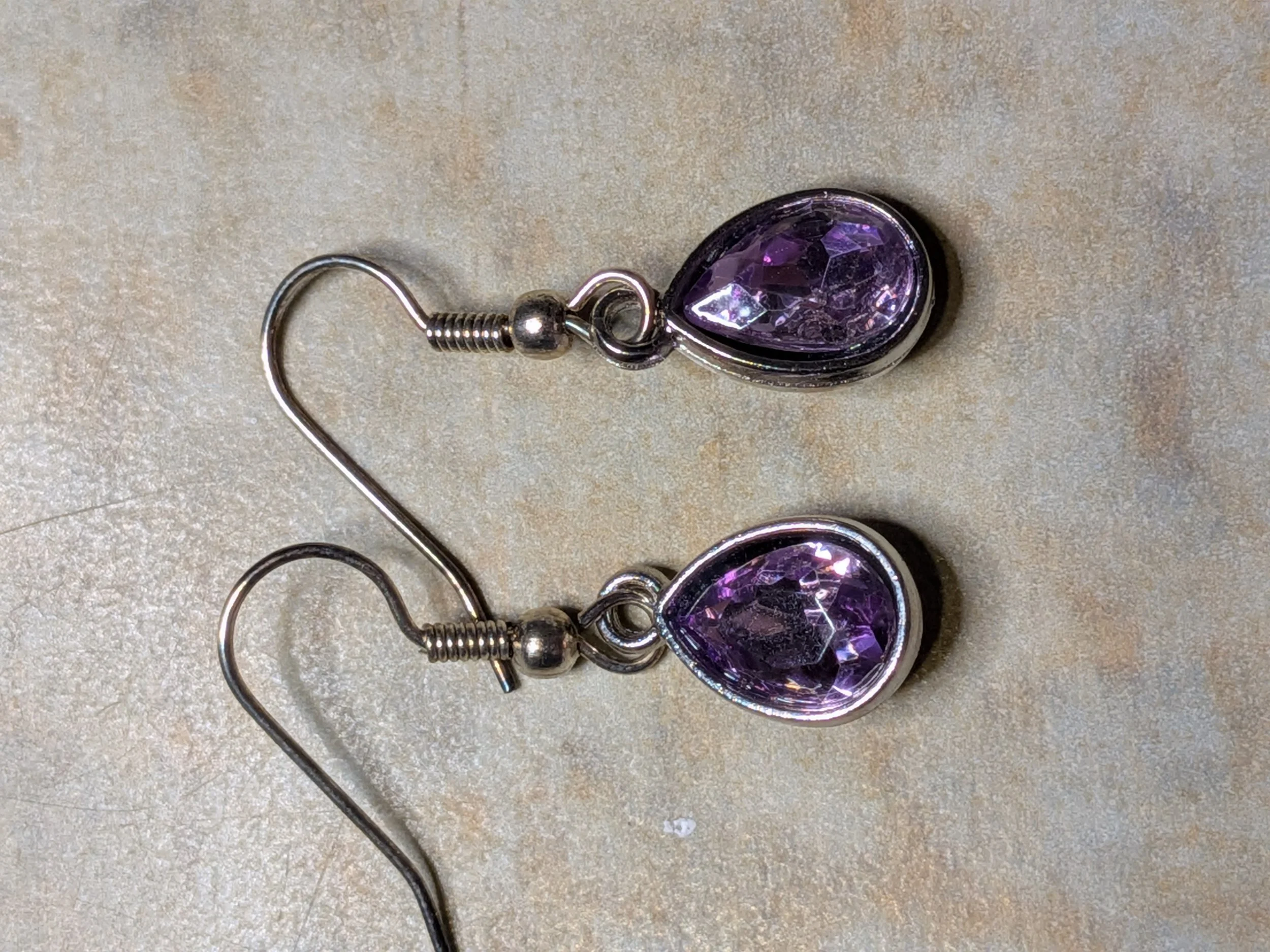 Purple Earrings