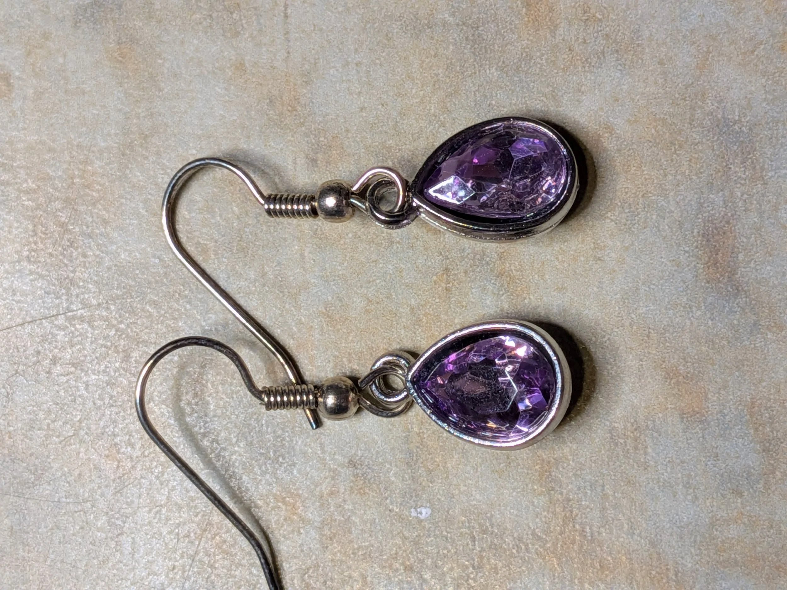 Purple Earrings
