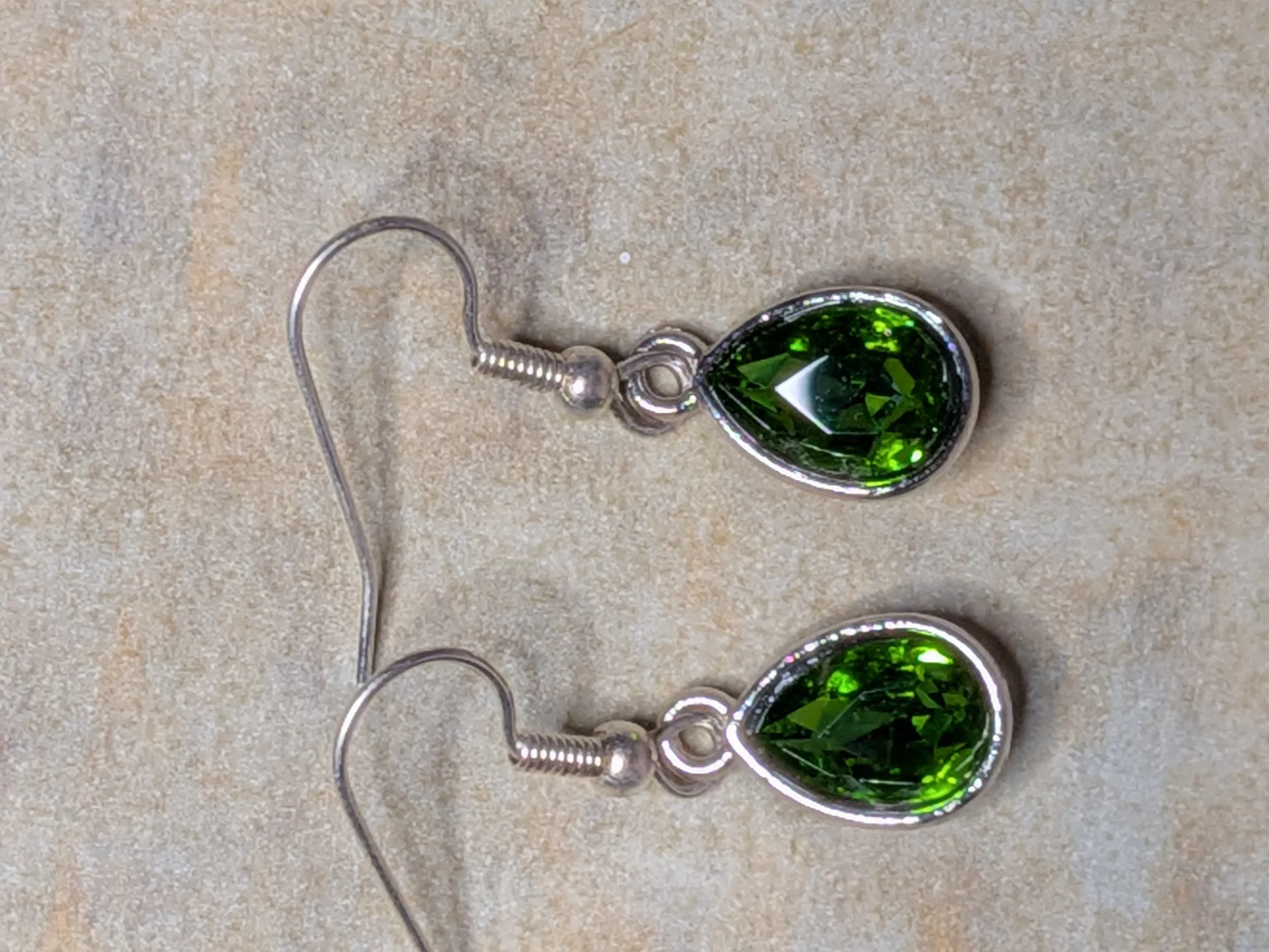 Green Earrings