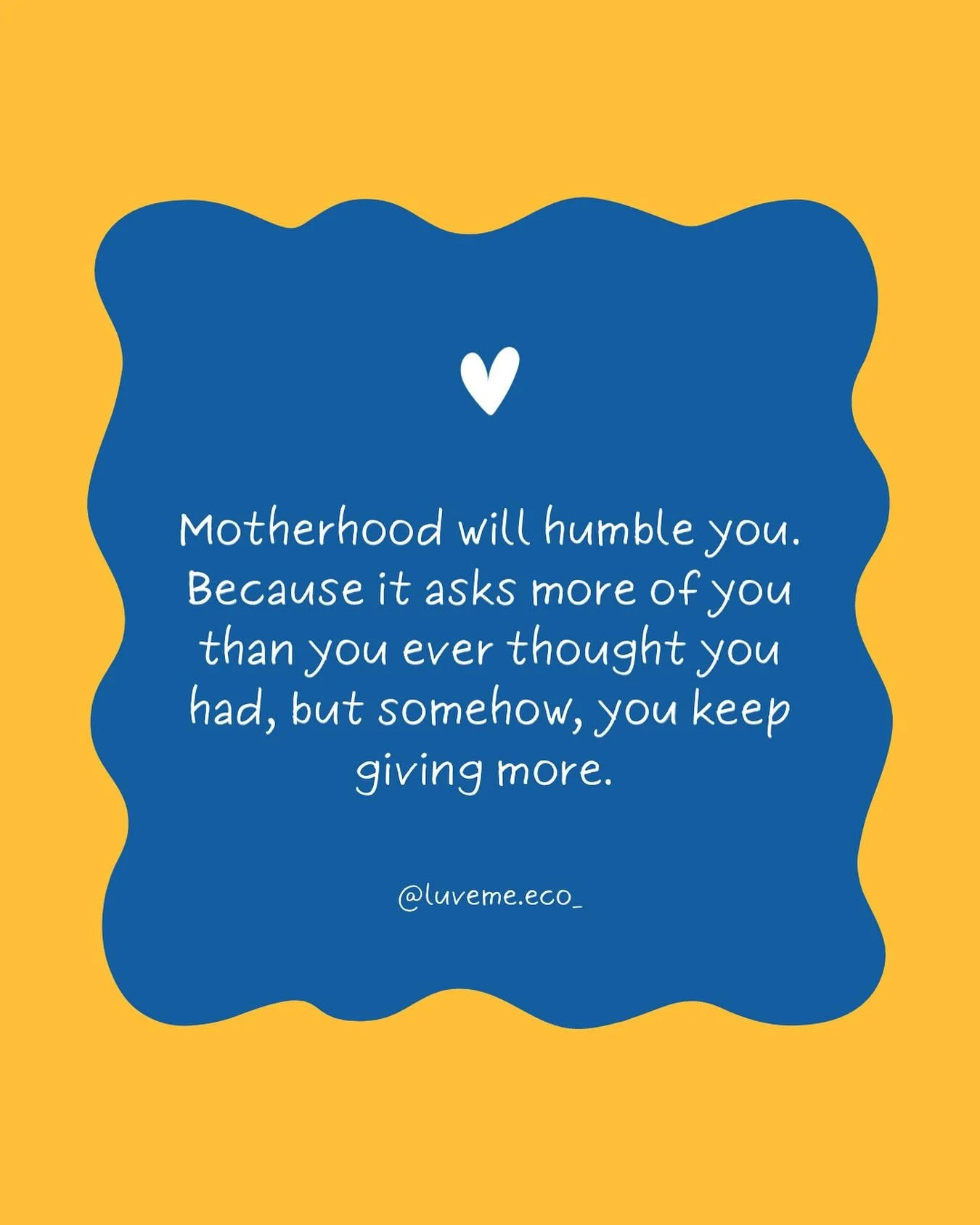 A little Monday mantra&hellip; Isn&rsquo;t that the truth?! The most selfless job in the world&hellip; I see all of the sacrifices you&rsquo;re making. 💙

Credit &amp; inspiration @luvme.eco_ 

#mondaymantra #newweek #motherhood #momlife #newmoms #k