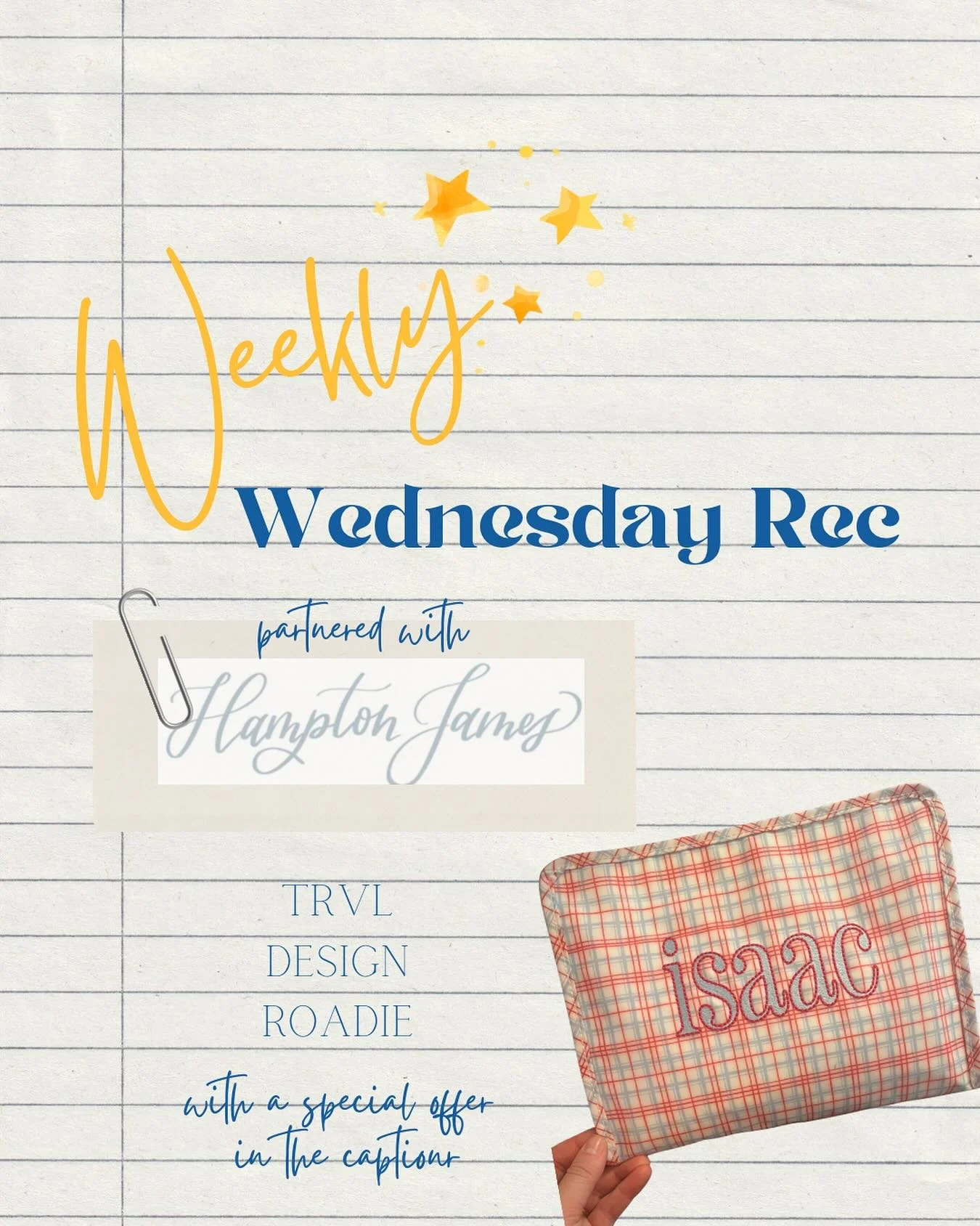 I&rsquo;ve learned that less is more! The Roadie @trvldesign from my friend Sarah&rsquo;s store @hamptonjamesclothing is now my son&rsquo;s &ldquo;diaper bag.&rdquo; It&rsquo;s a washable pouch that holds all he needs on the go - extra diapers, onesi
