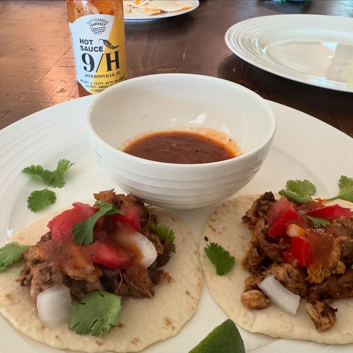 Extra hot sauce? Yes please! Charred habaneros and red chili peppers bring campy heat while smoky paprika and tangy lime layer in the flavor. Our hot sauce is just the right amount of spice and all the flavor. It&rsquo;s hard not to go through a whol