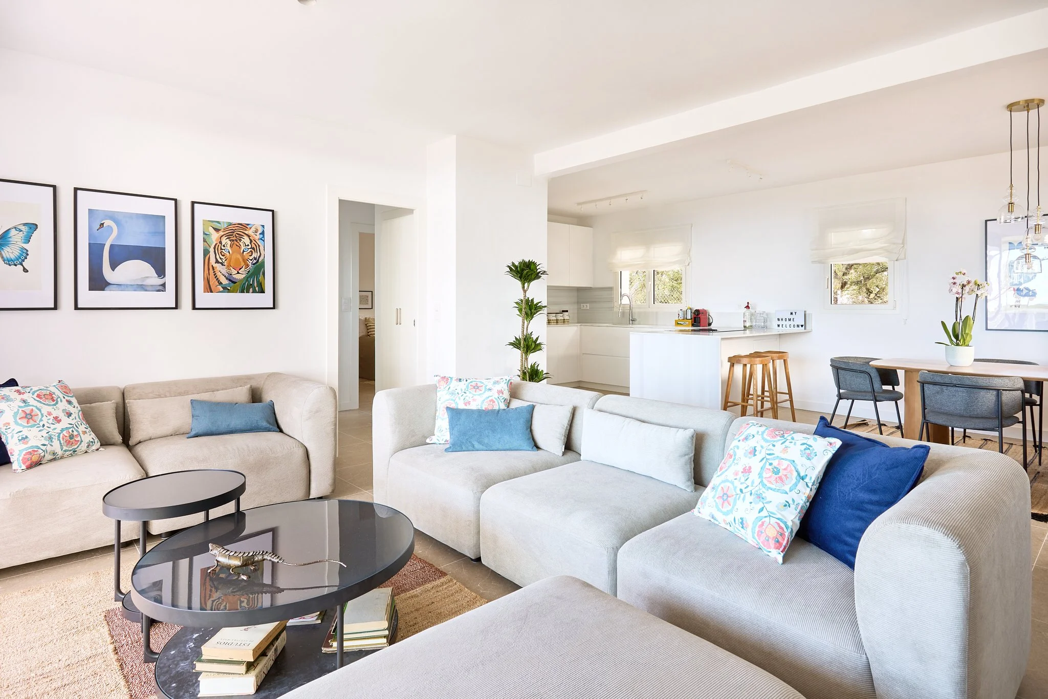 Fotografía inmobiliaria de interiores profesional y moderno en el Barcelona, con luz natural.

Fotógrafo de interiores Barcelona.