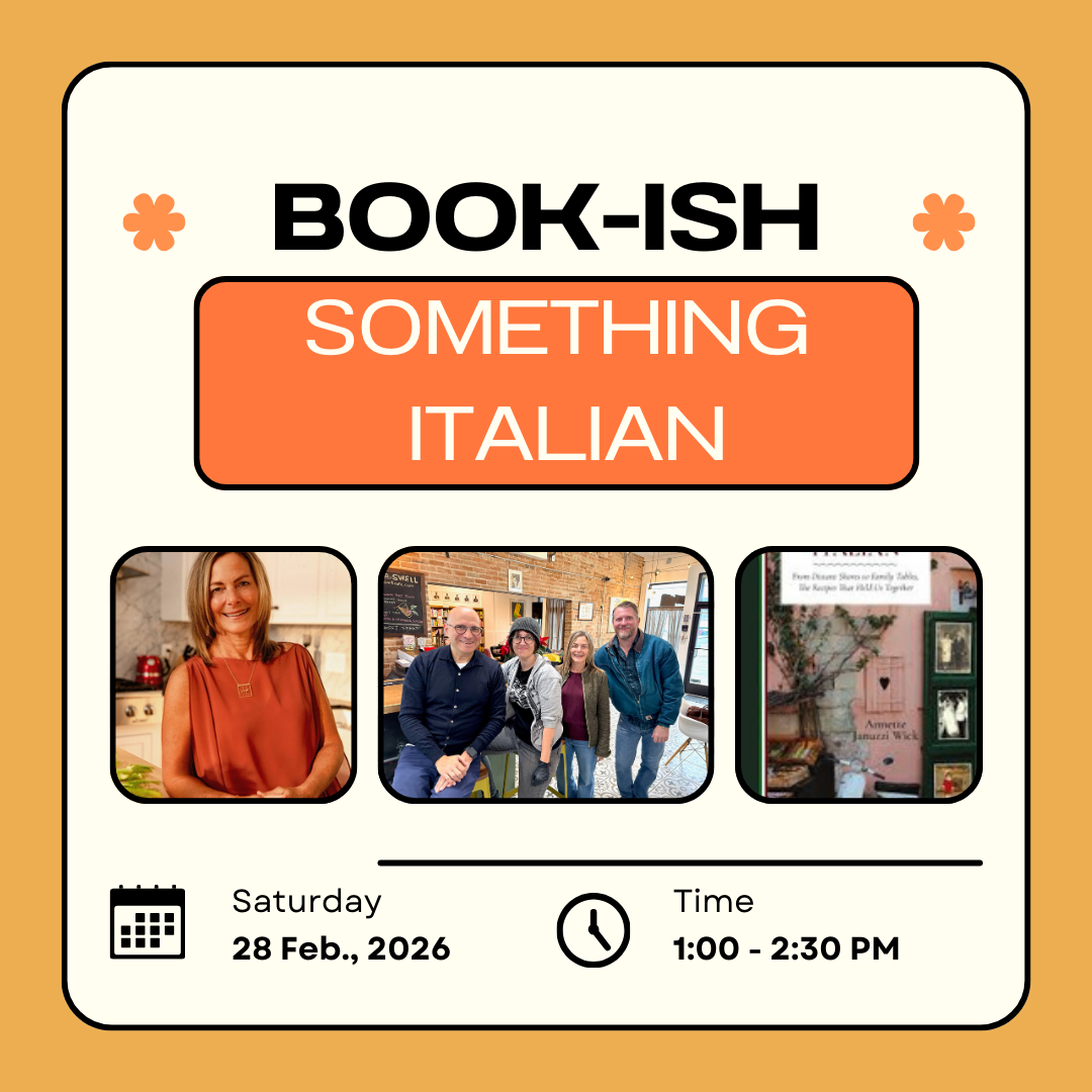 Bookish Book Club Presents: Something Italian Author Annette Januzzi Wick