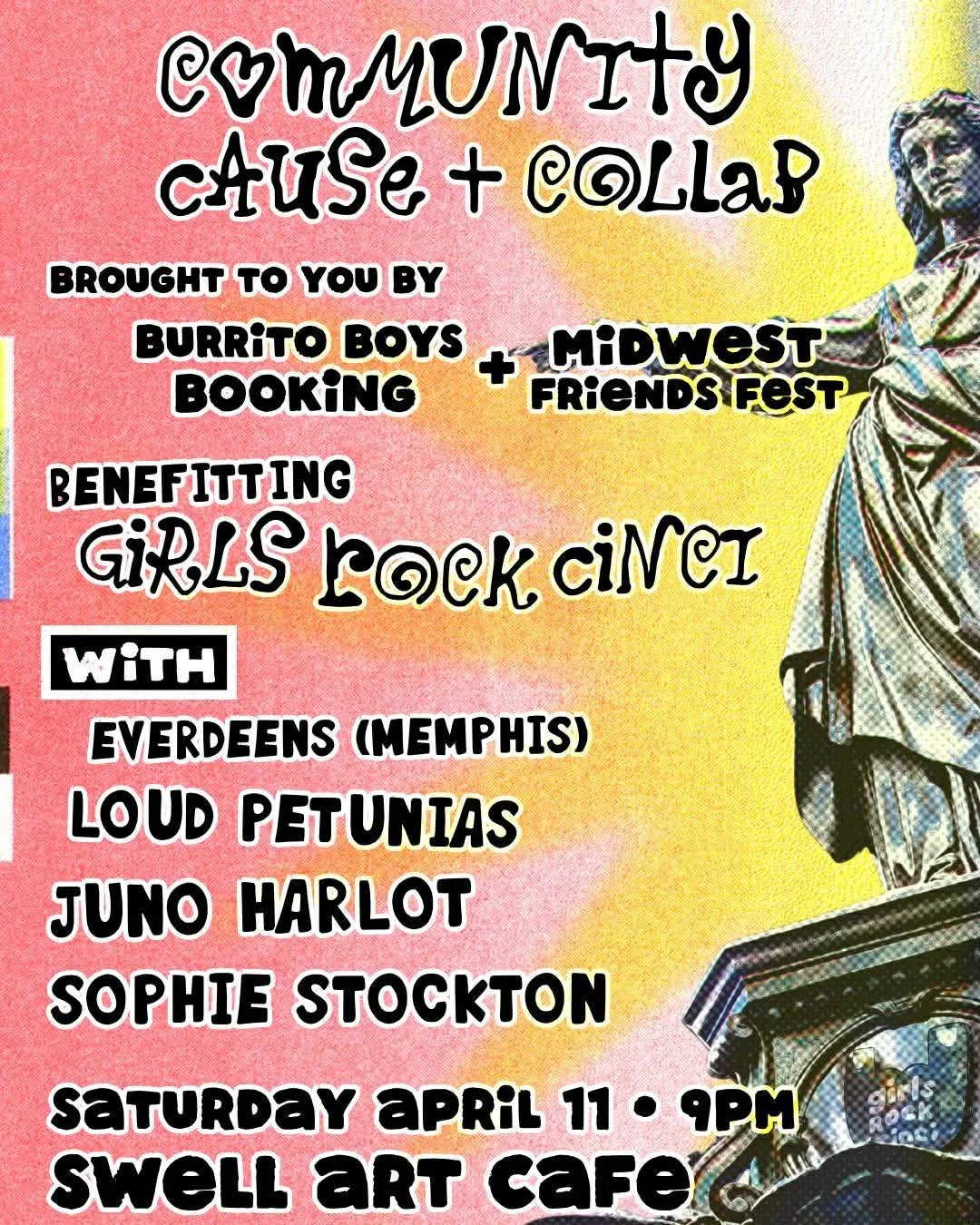 Community Cause + Collab Benefiting Girls Rock Cinci