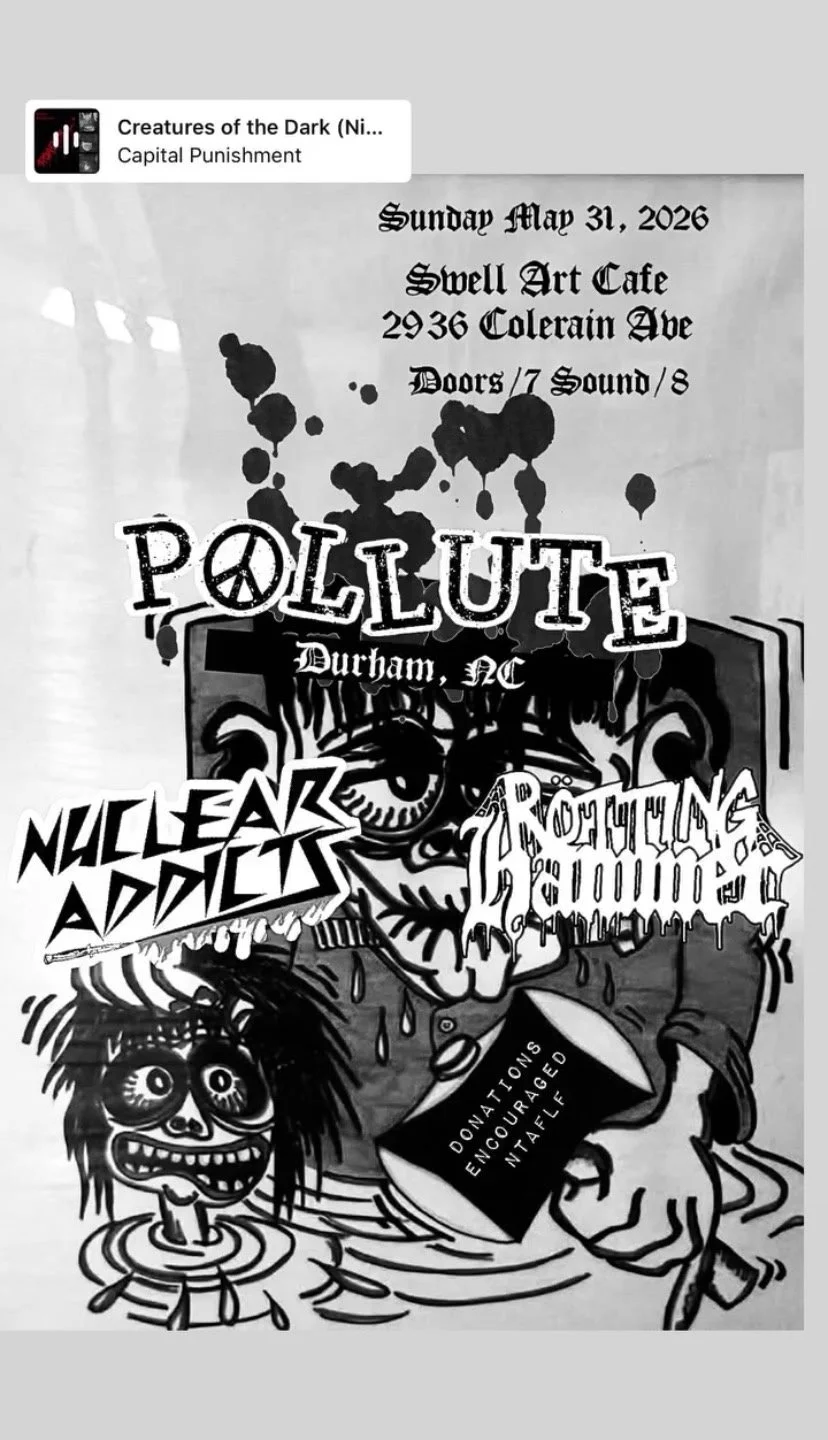 Pollute, Nuclear Addicts, and Rotting Hammer