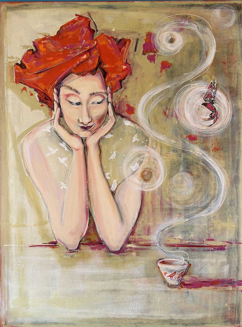 “Flight” – 30"x40", Acrylic