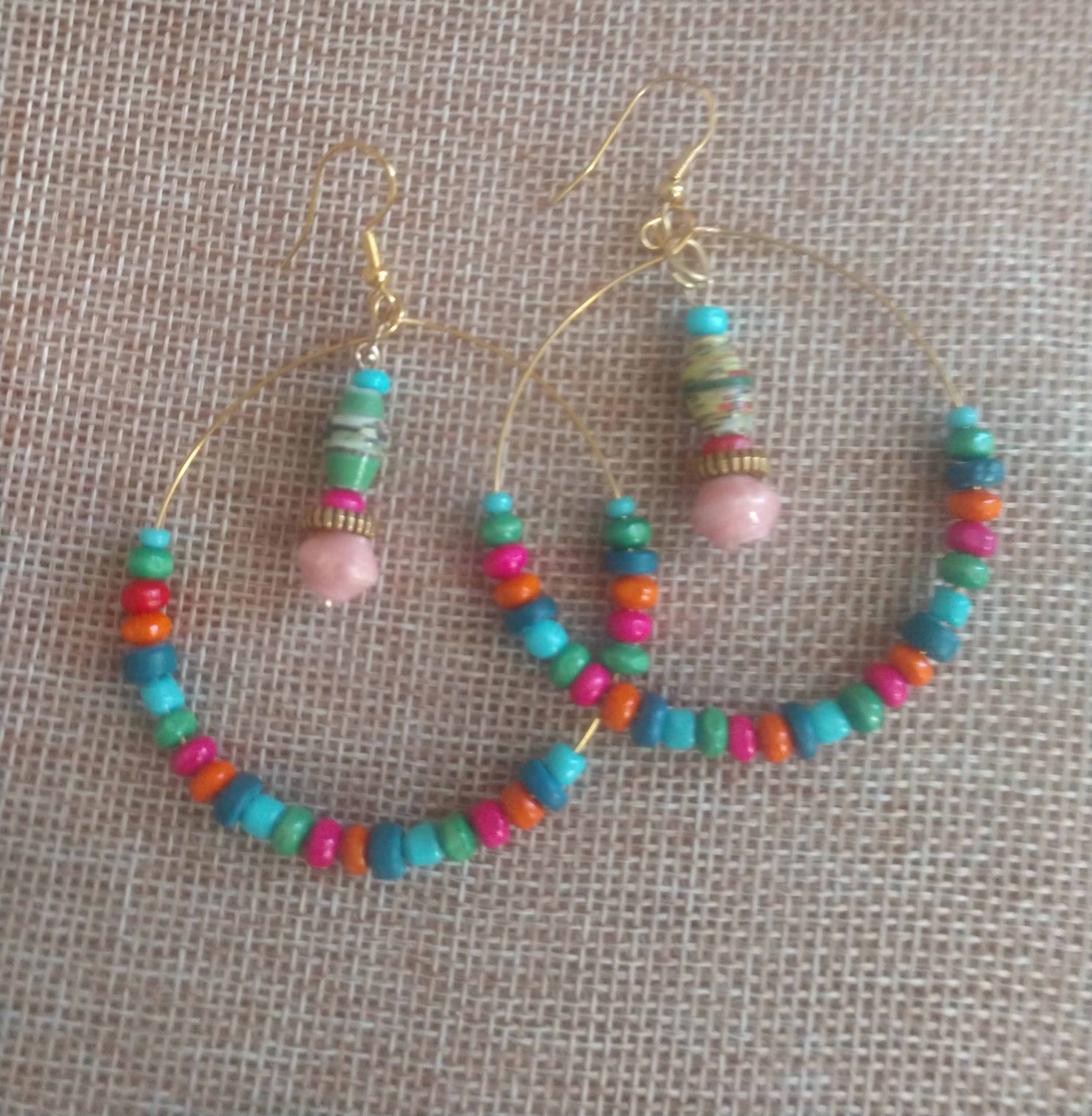 Colorful Springtime Hoops