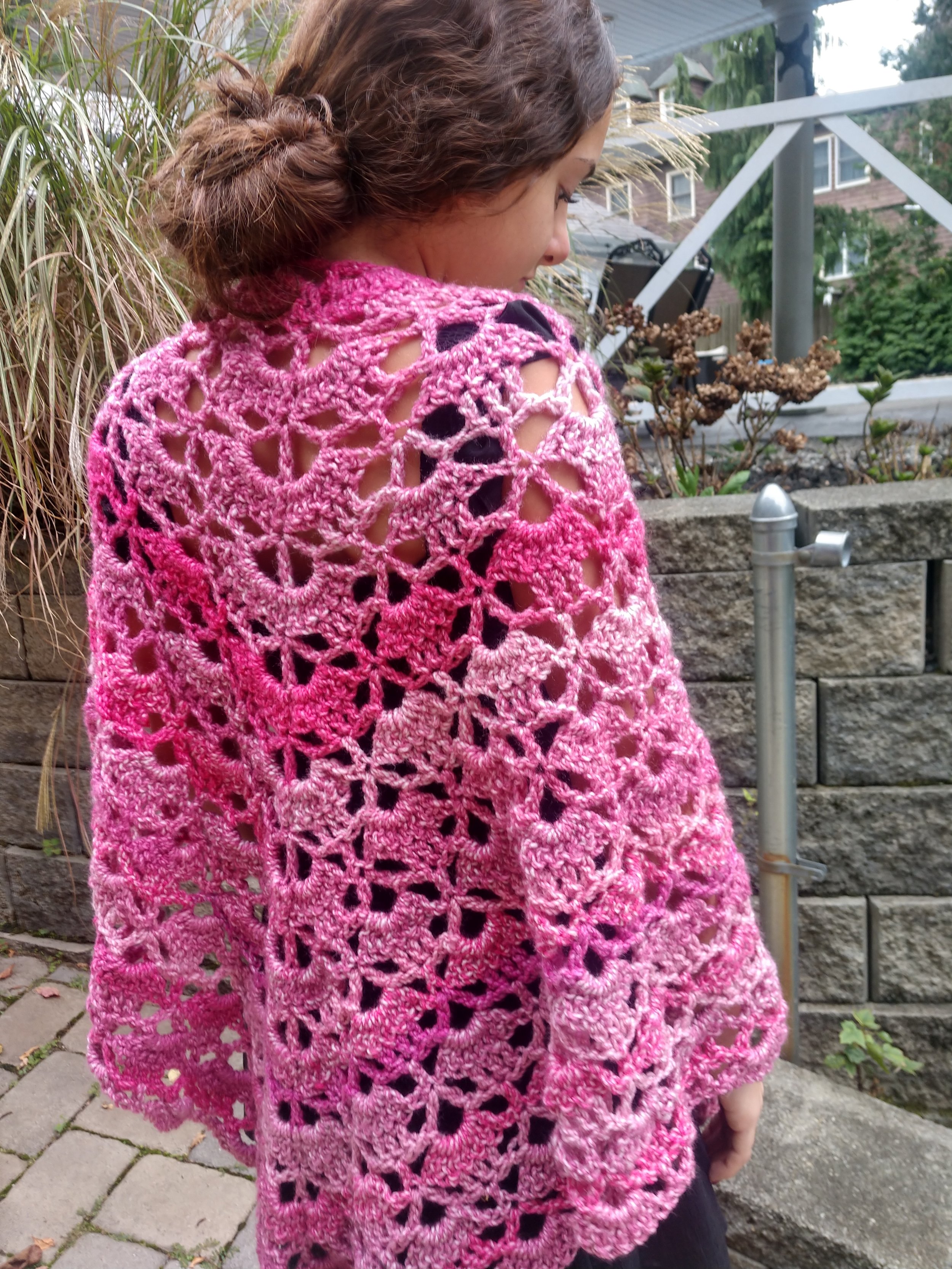 Pink Shawl - Handmade