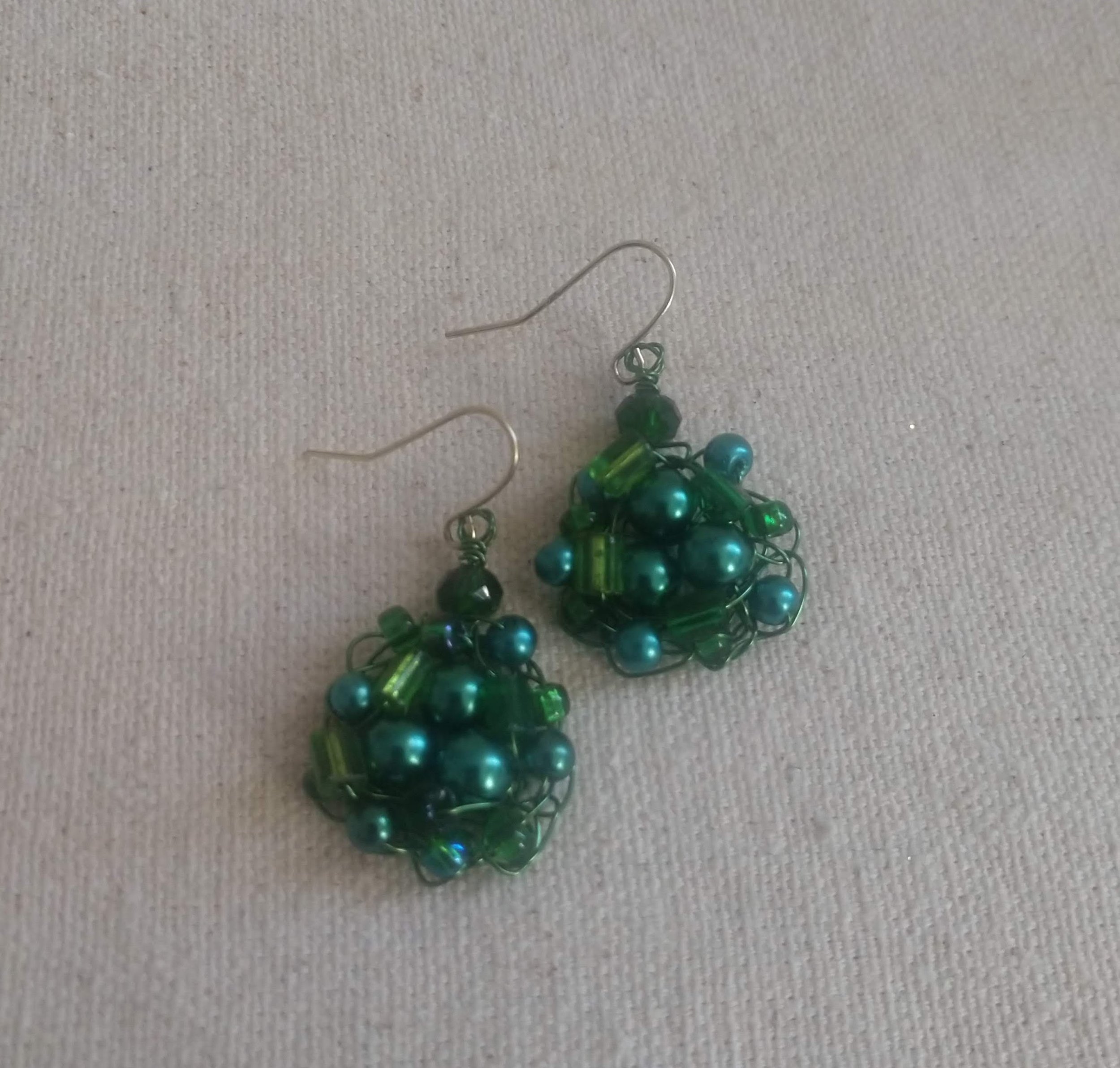 Luxurious Beaded Earrings