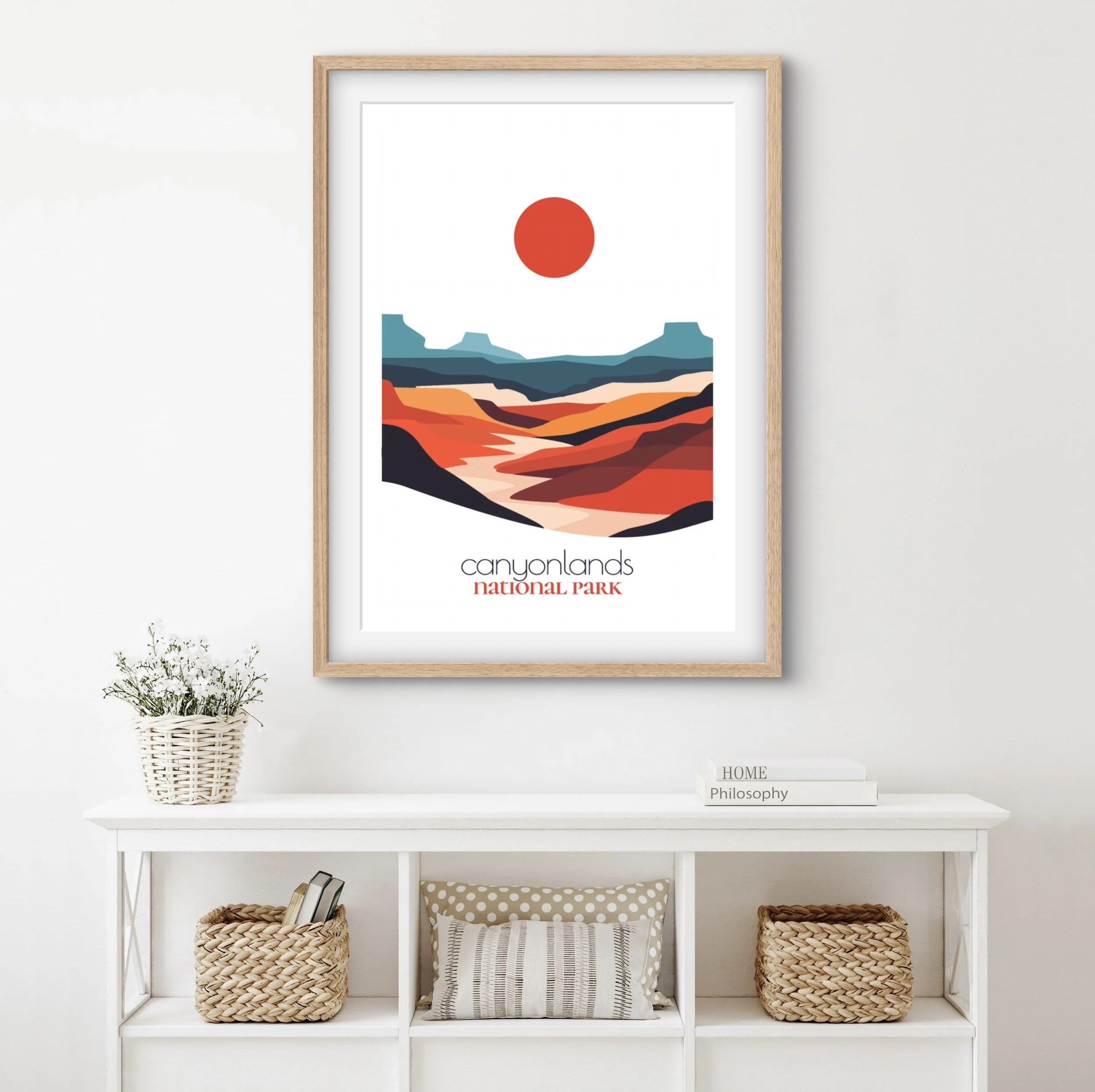 Perfect Canyonlands travel print gift for national park lovers and hikers