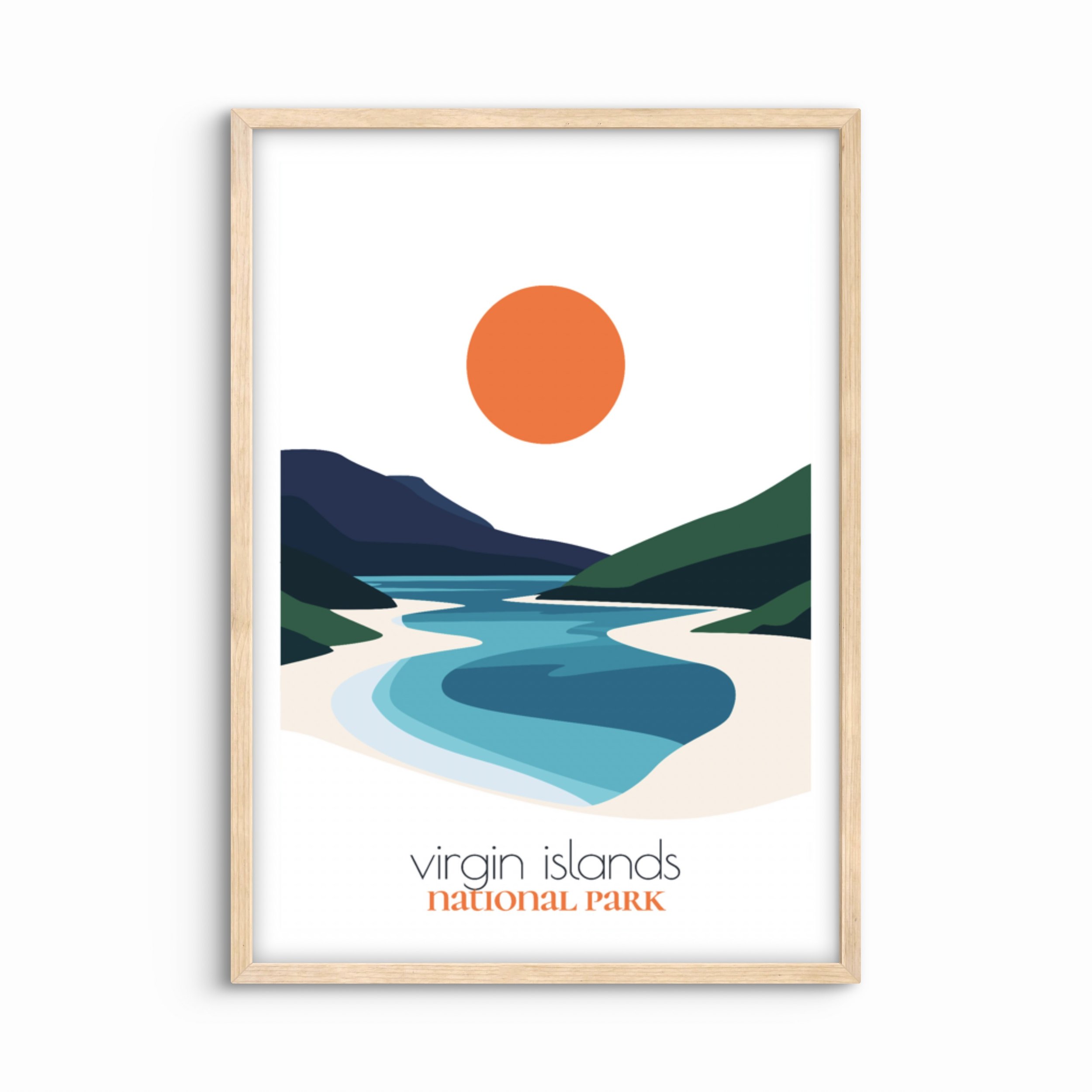 Virgin Islands National Park Travel Poster