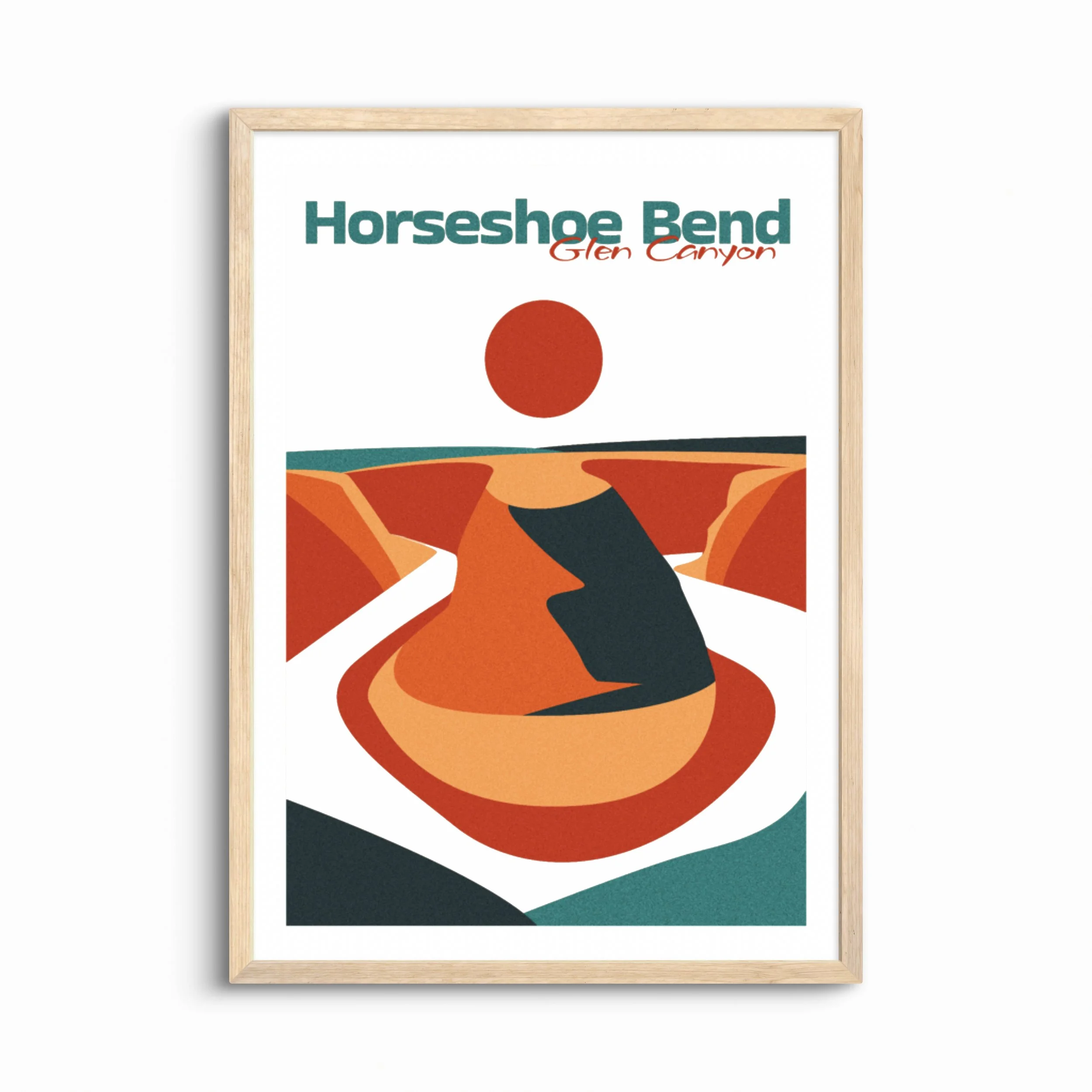 Horseshoe Bend Poster — Boho Wall Art