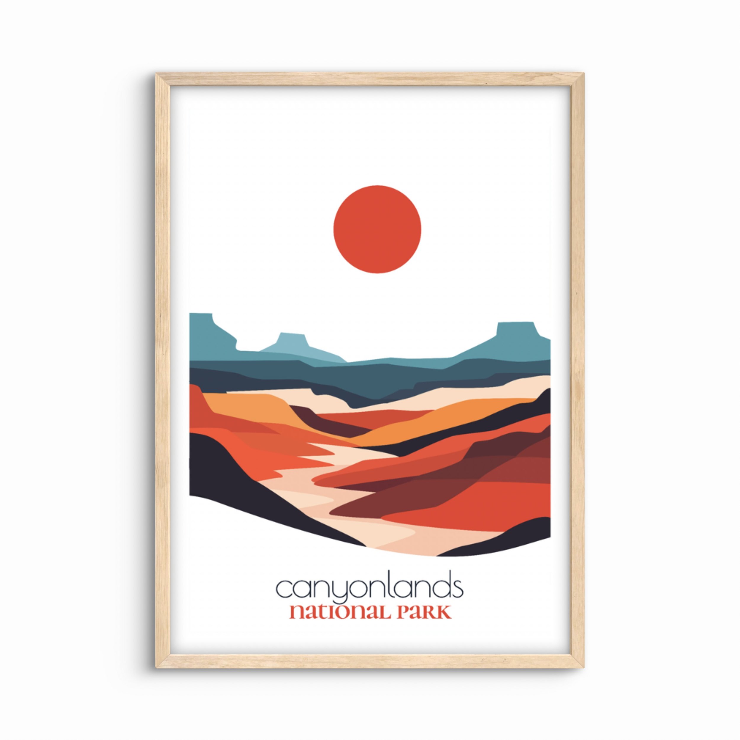 Canyonlands National Park Travel Poster