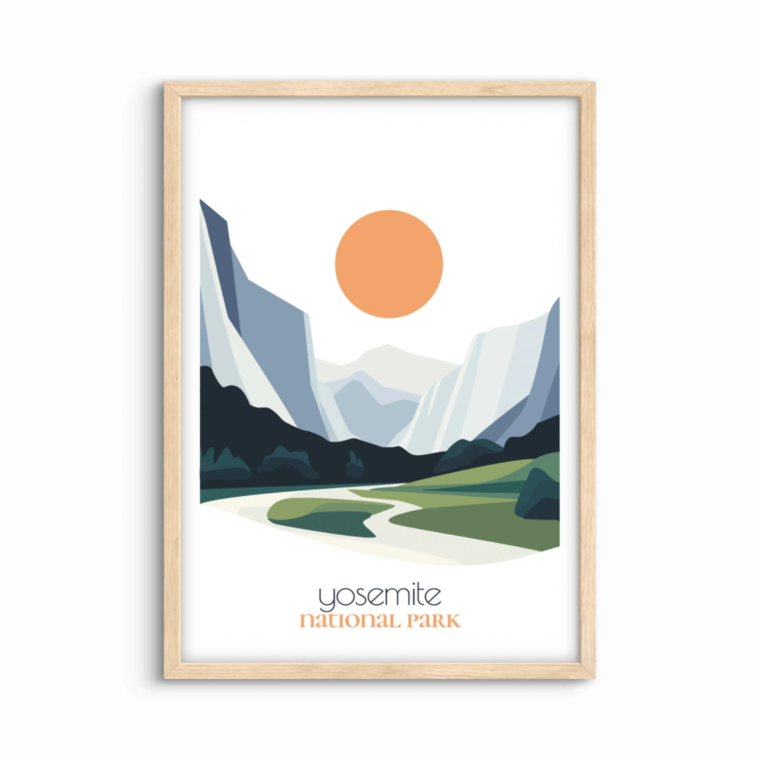 Yosemite National Park Travel Poster