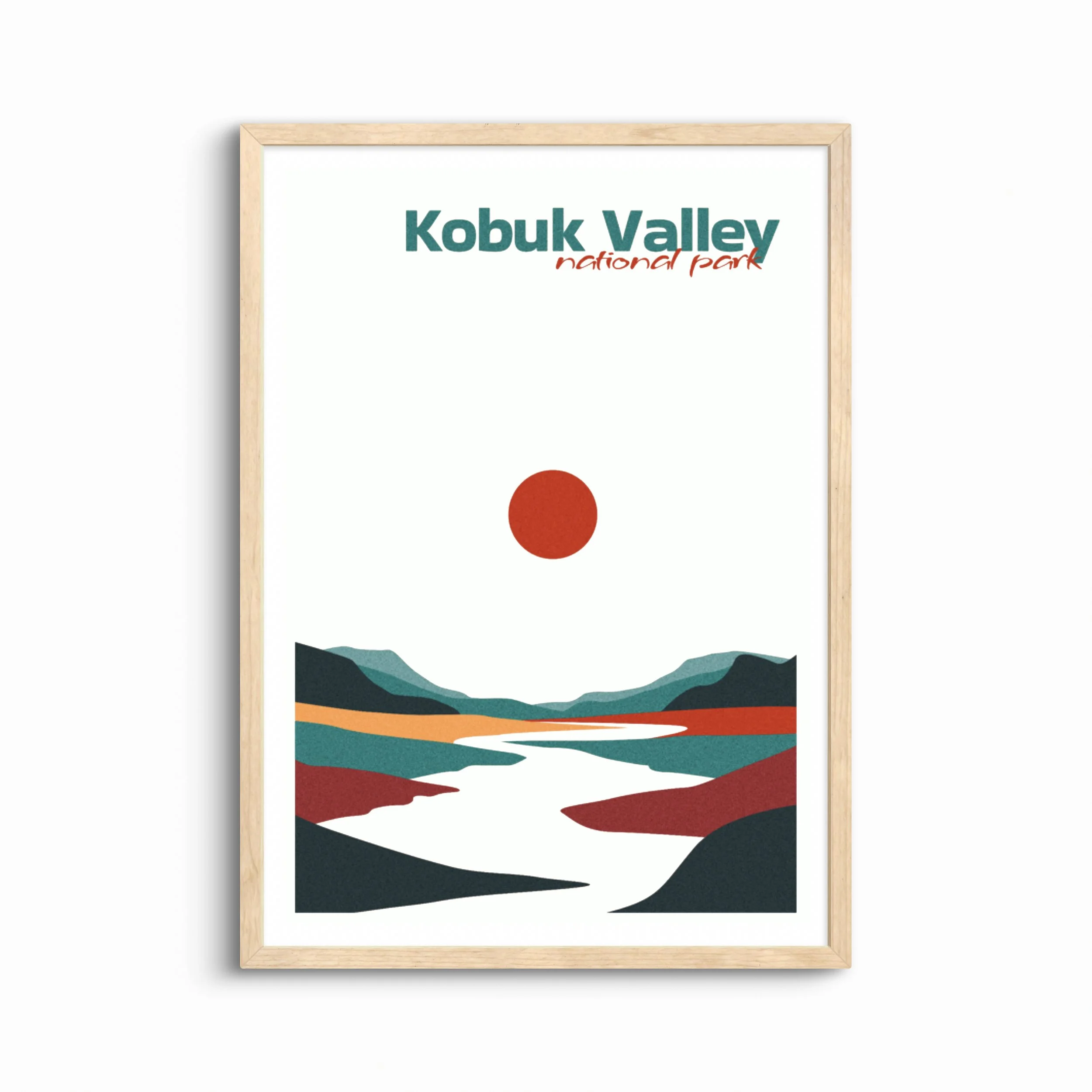 Kobuk Valley National Park Poster — Boho Wall Art