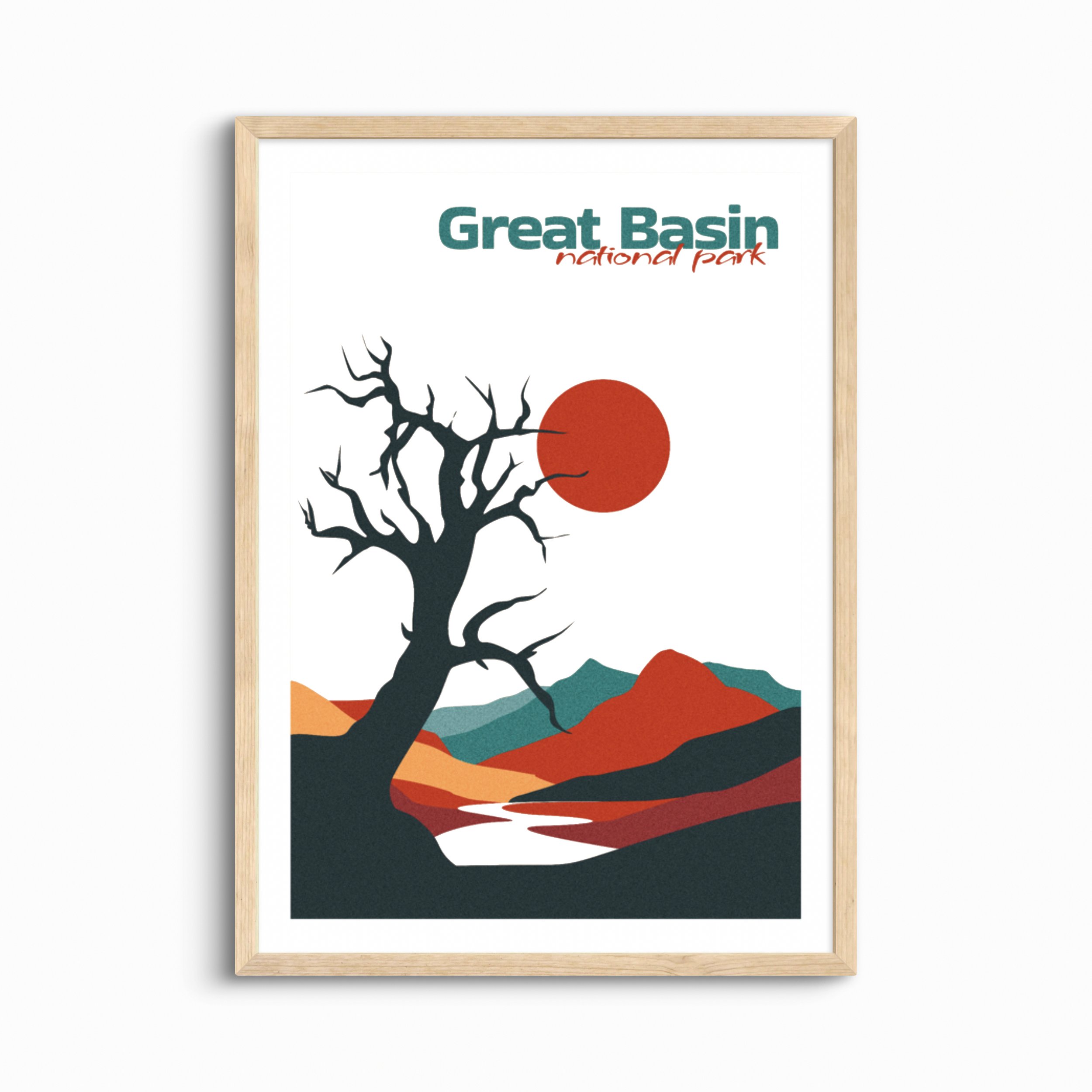 Great Basin National Park Poster — Boho Wall Art