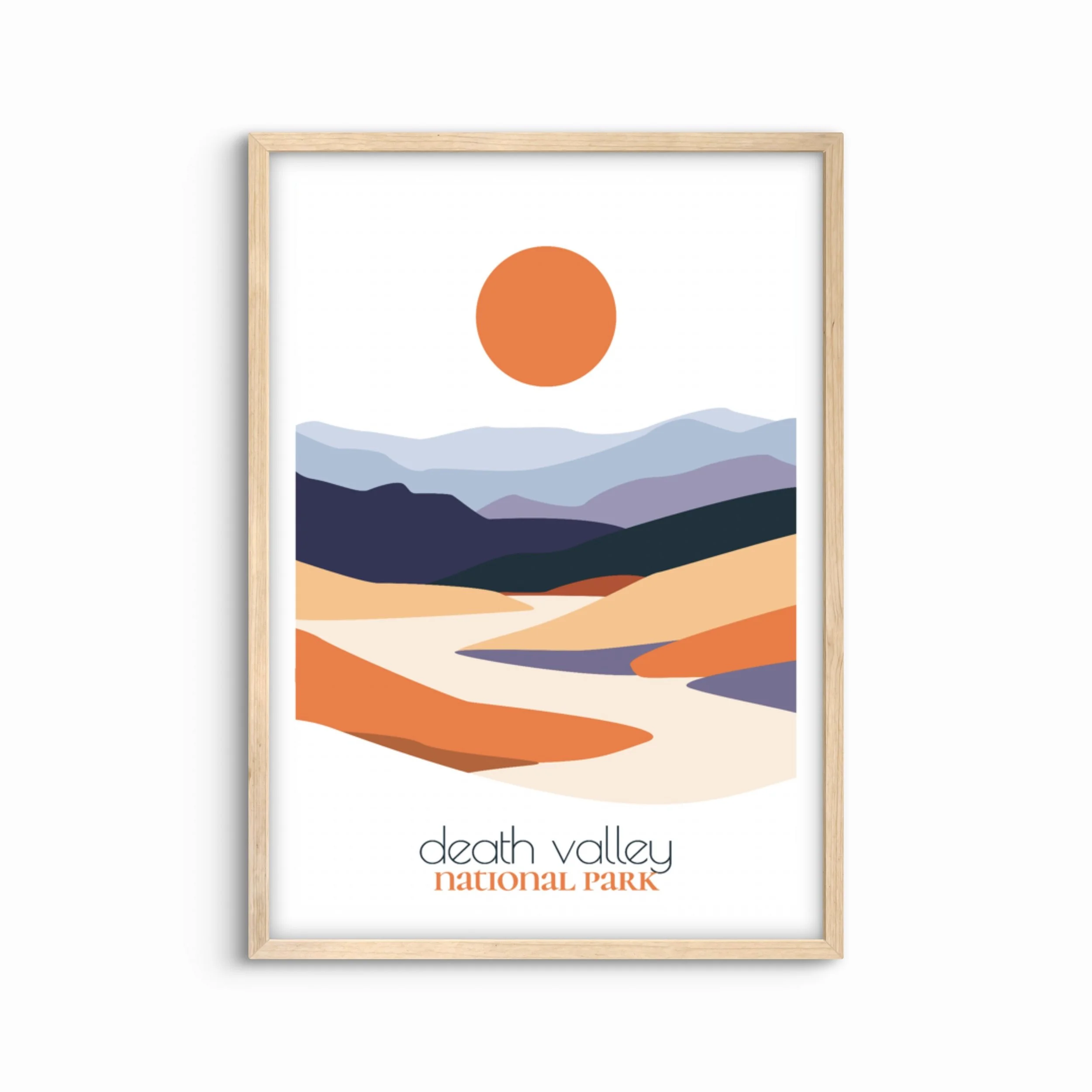 Death Valley National Park Travel Poster