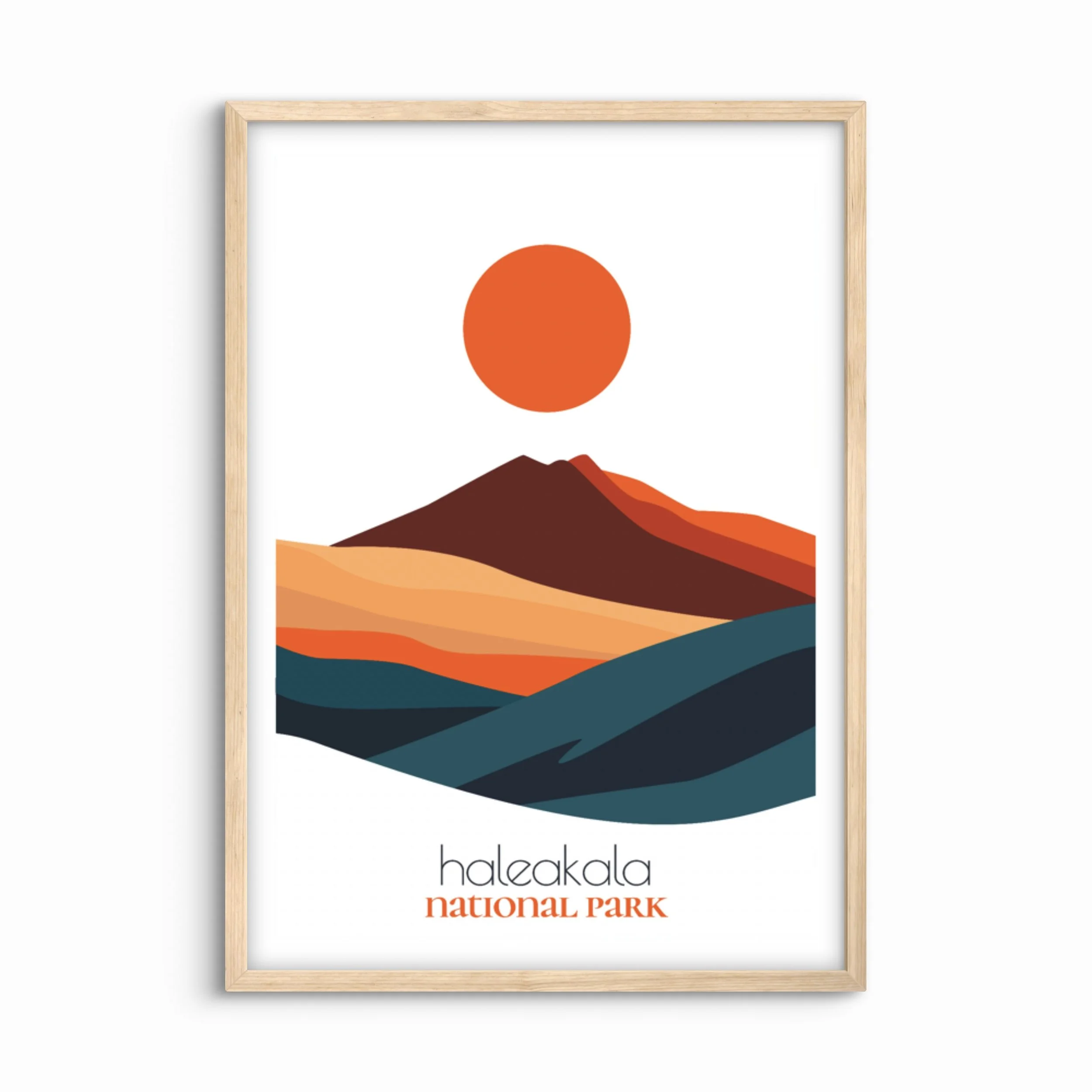 Haleakala National Park Travel Poster