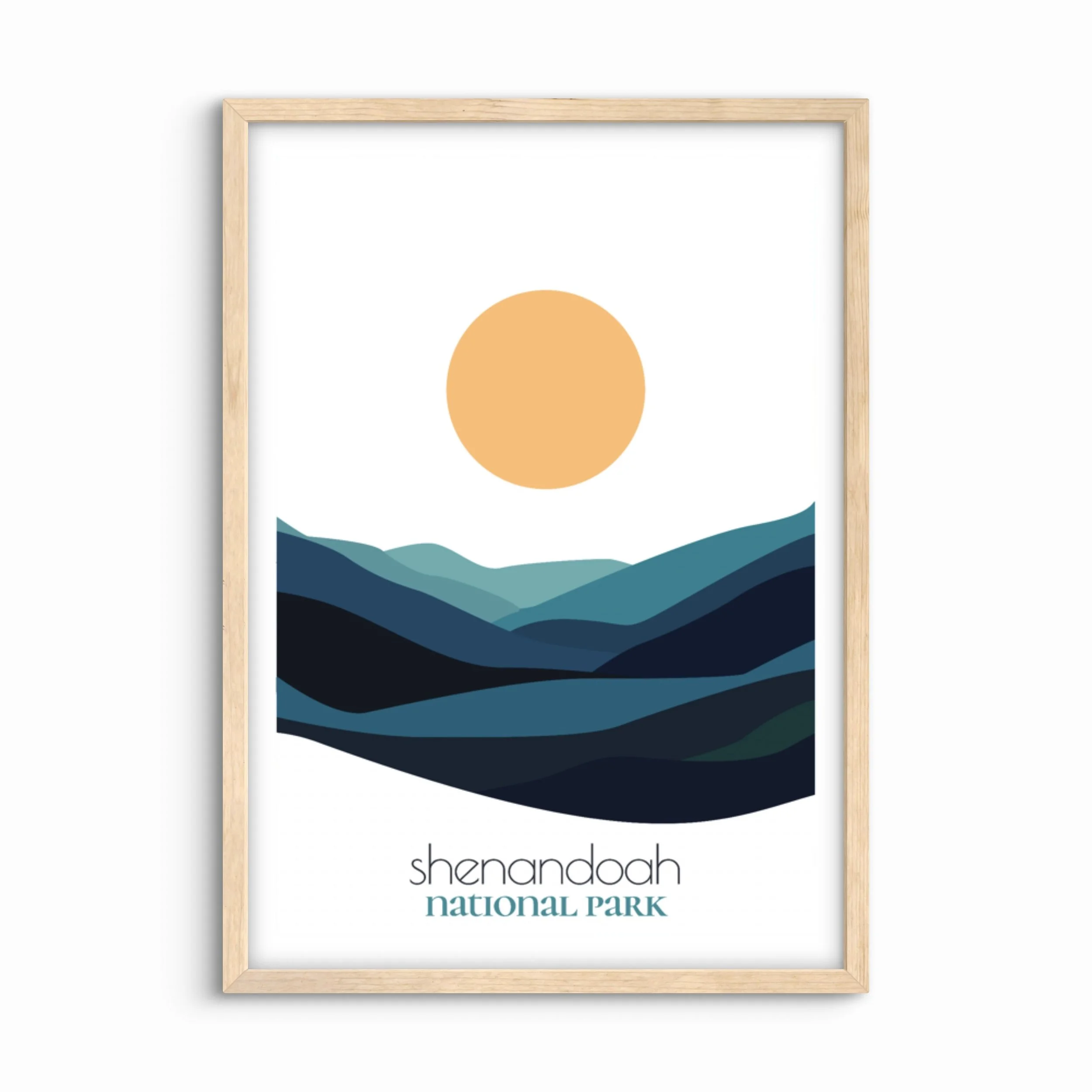 Shenandoah National Park Travel Poster