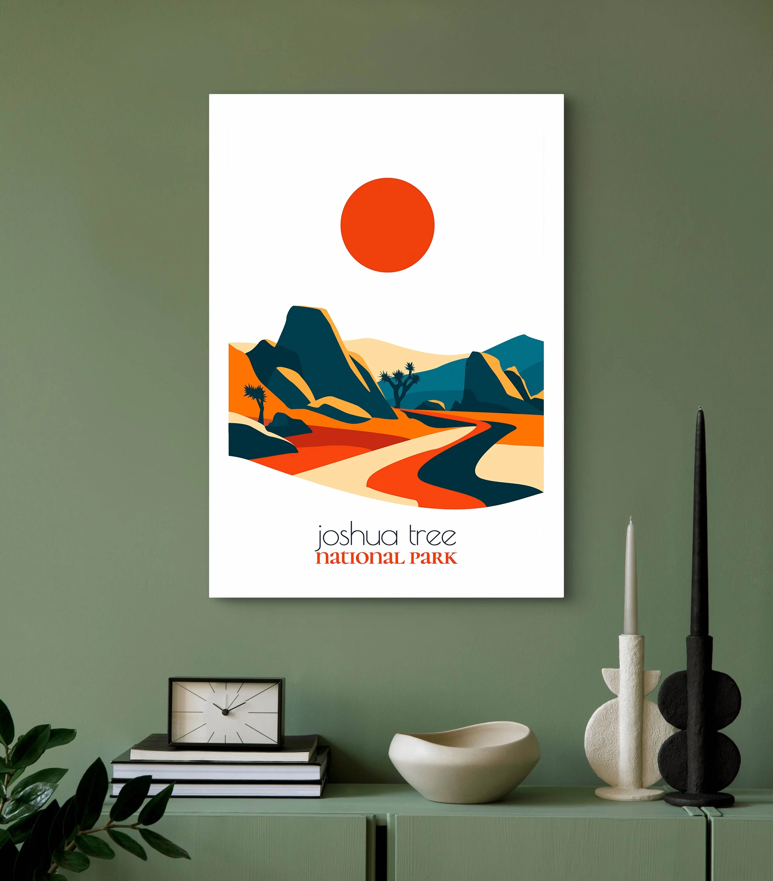 Perfect Joshua Tree travel print gift for national park lovers and hikers