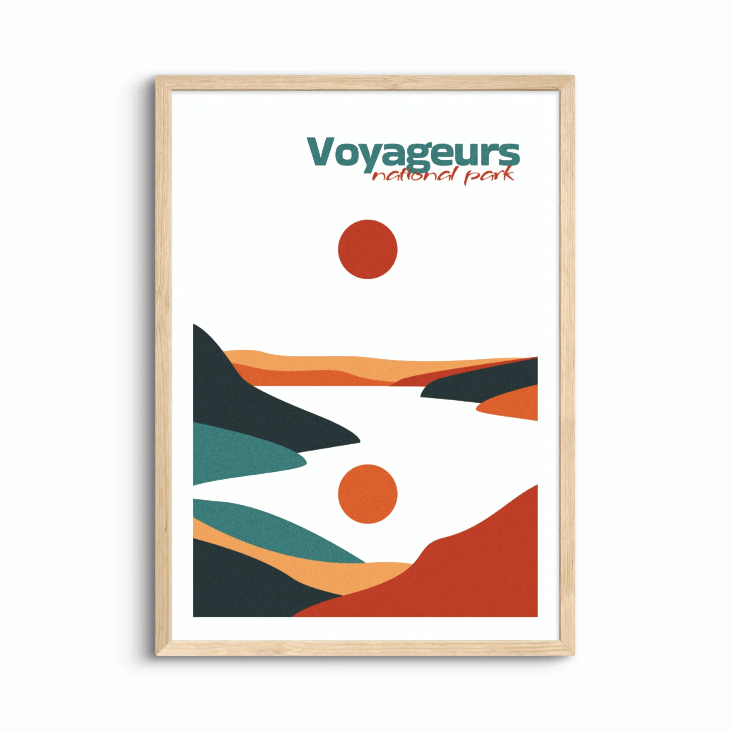 Voyageurs National Park Poster — Boho Wall Art